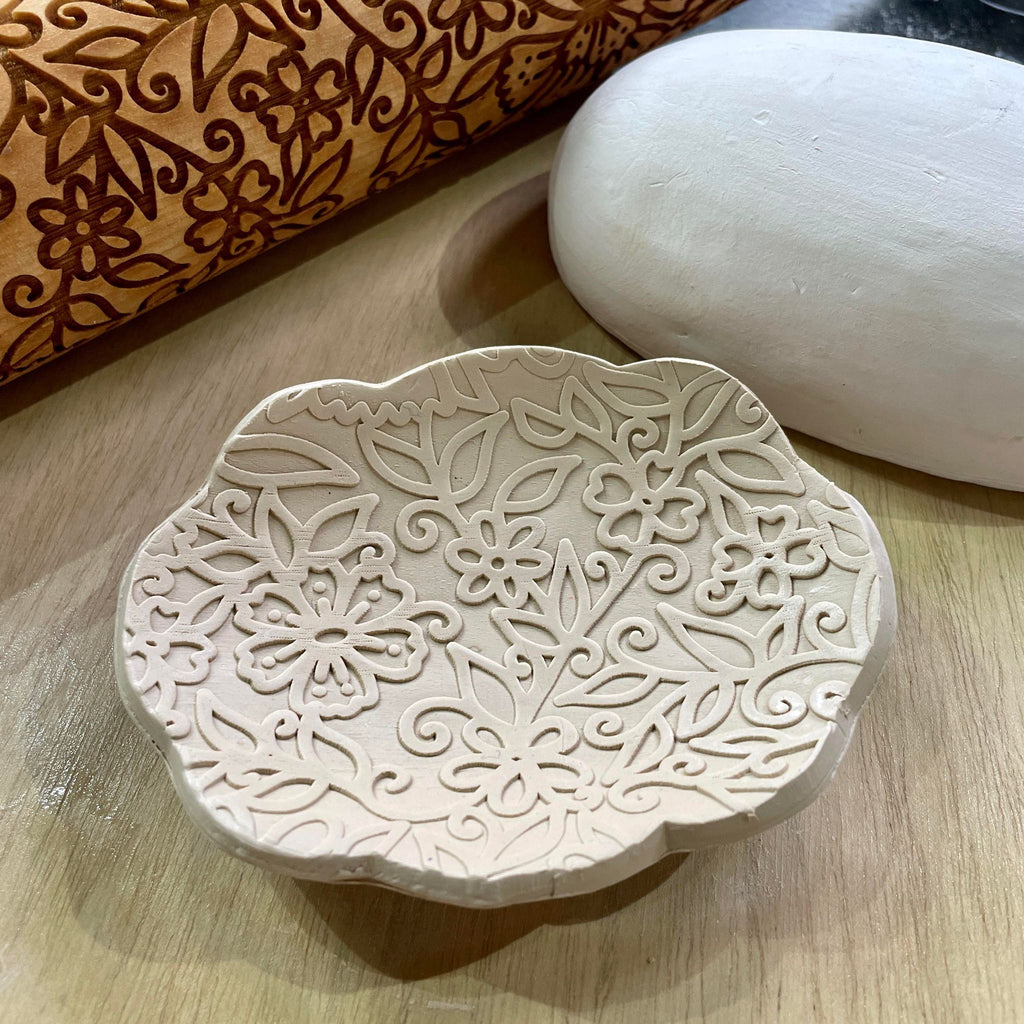 Floral Batik 7 Rolling Pin