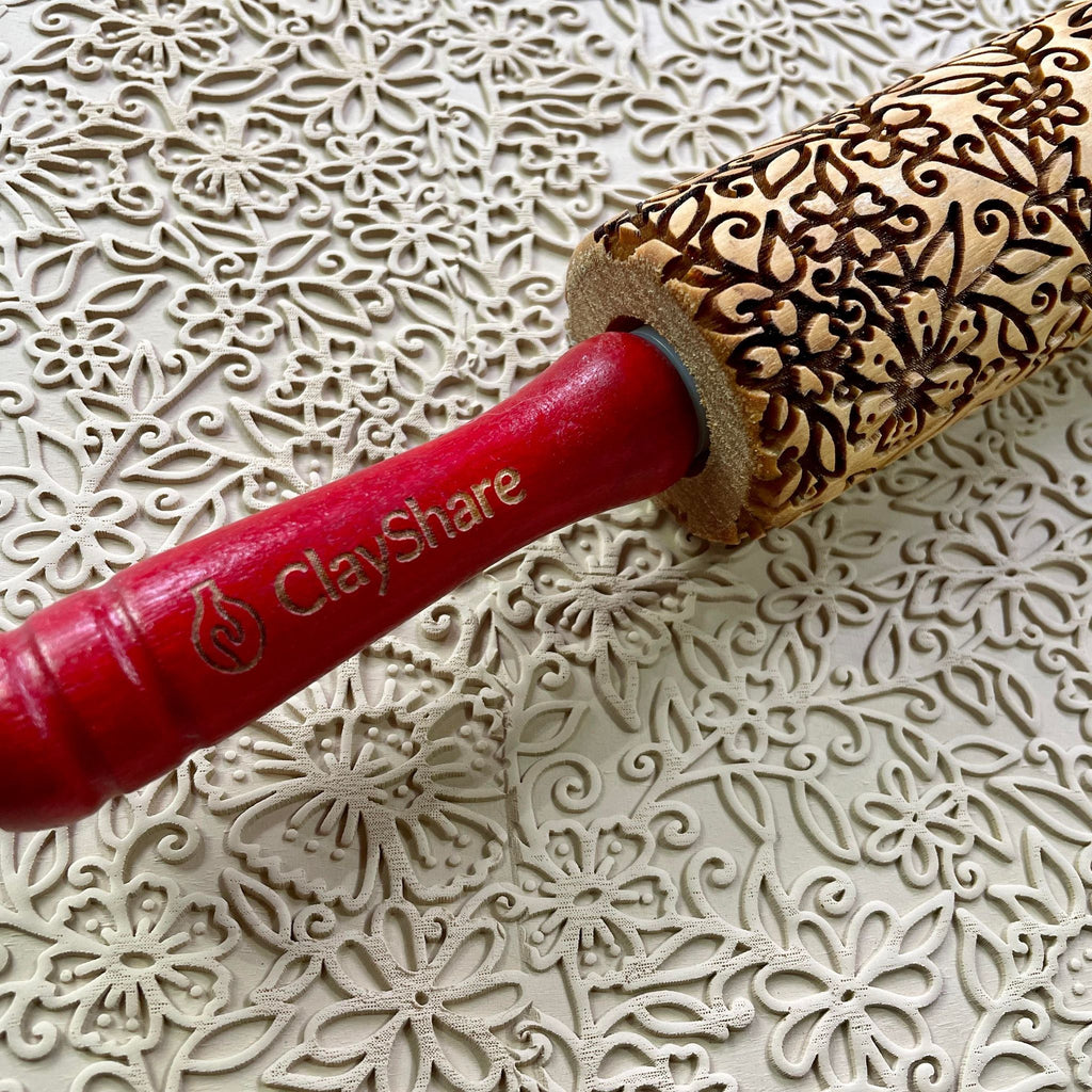 Floral Batik 7 Rolling Pin