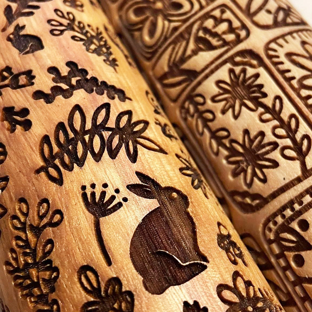 Spring Bunnies 12 Rolling Pin
