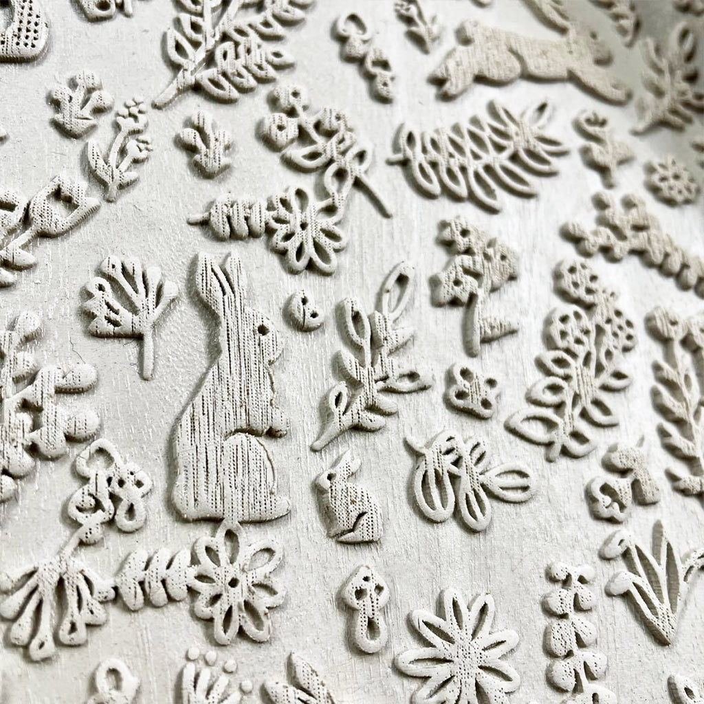 Spring Bunnies 12 Rolling Pin