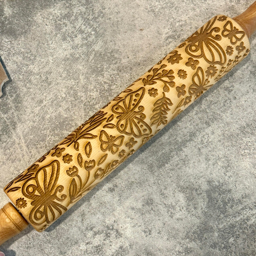 Butterfly Garden 12 Rolling Pin