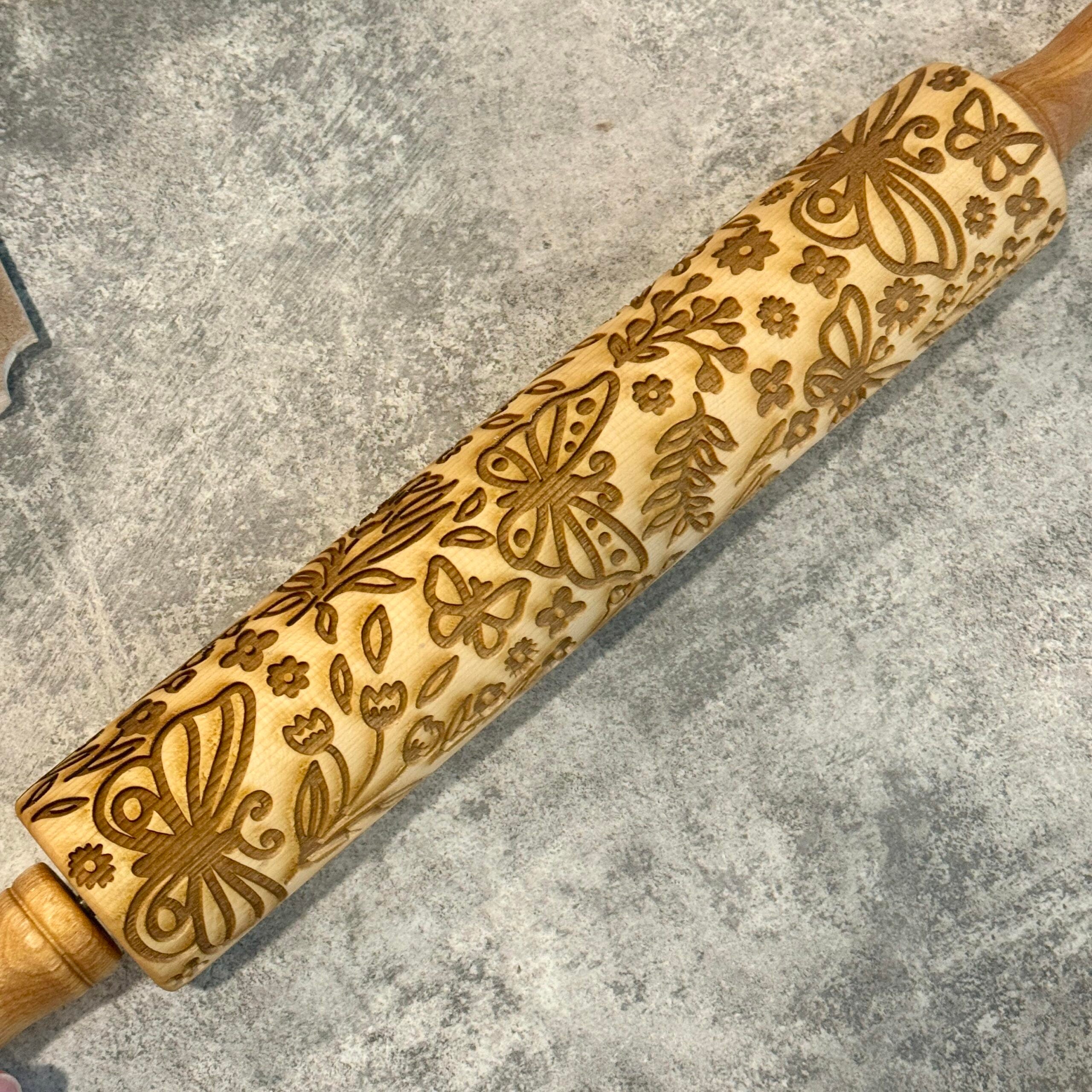 Butterfly Garden 12 Rolling Pin