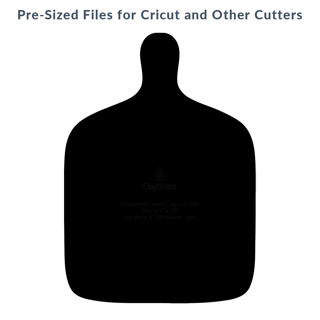 Charcuterie Board Rim Template Pack