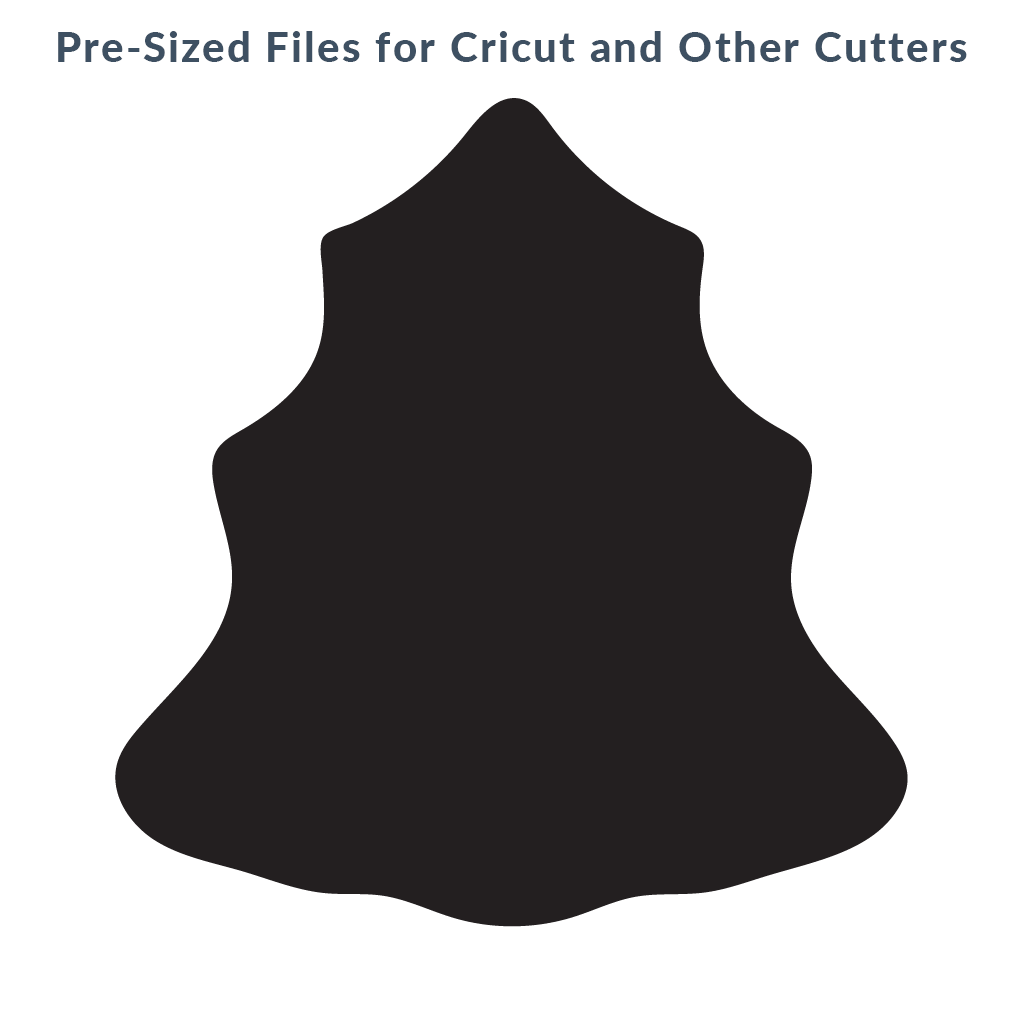 Christmas Tree Rim Template Pack