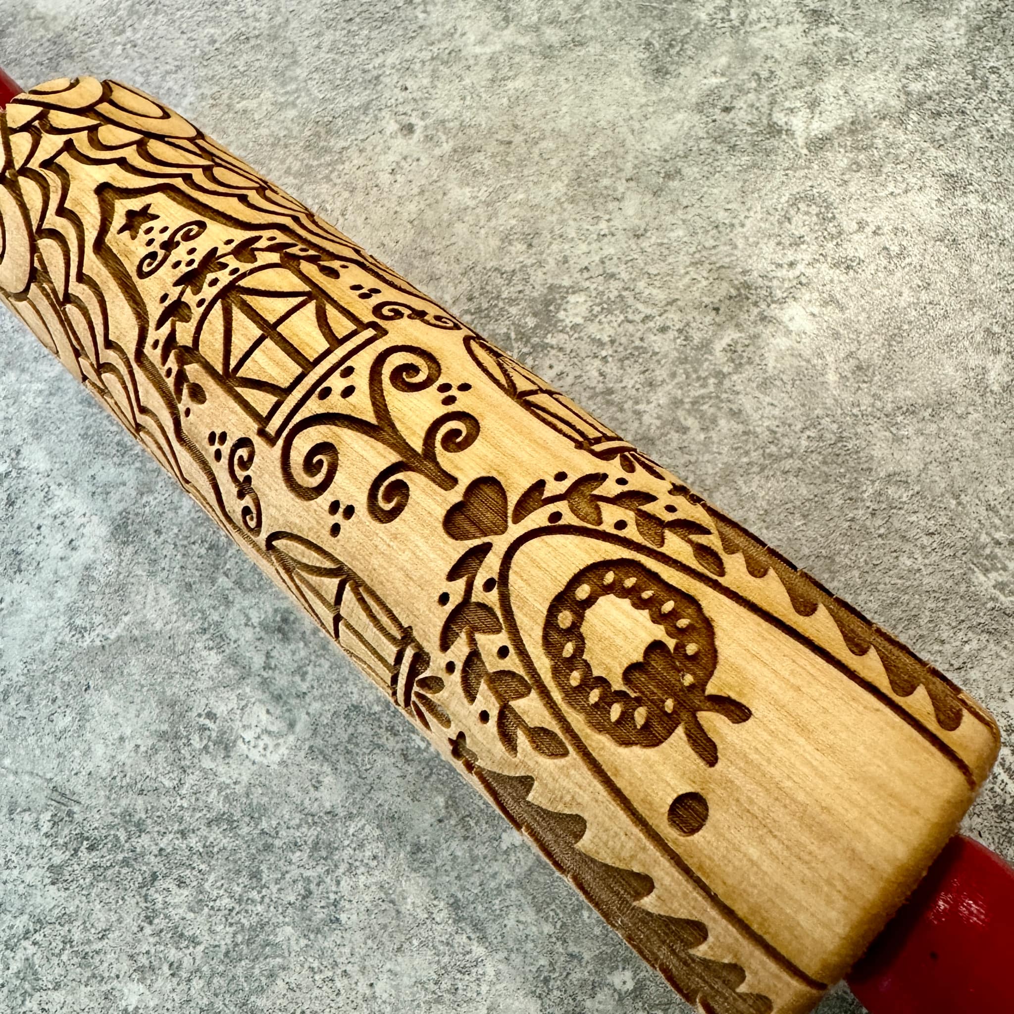 Gingerbread House 7 Rolling Pin