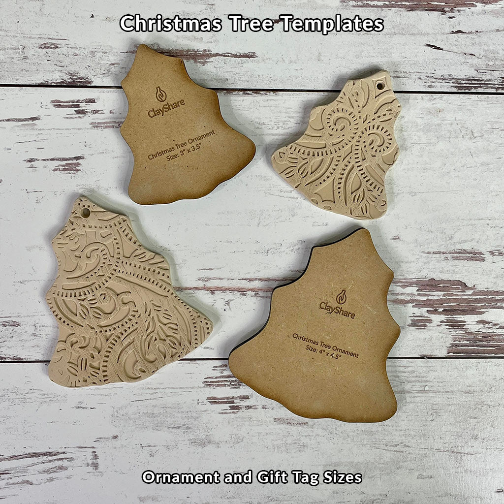 Christmas Tree Rim Template Pack