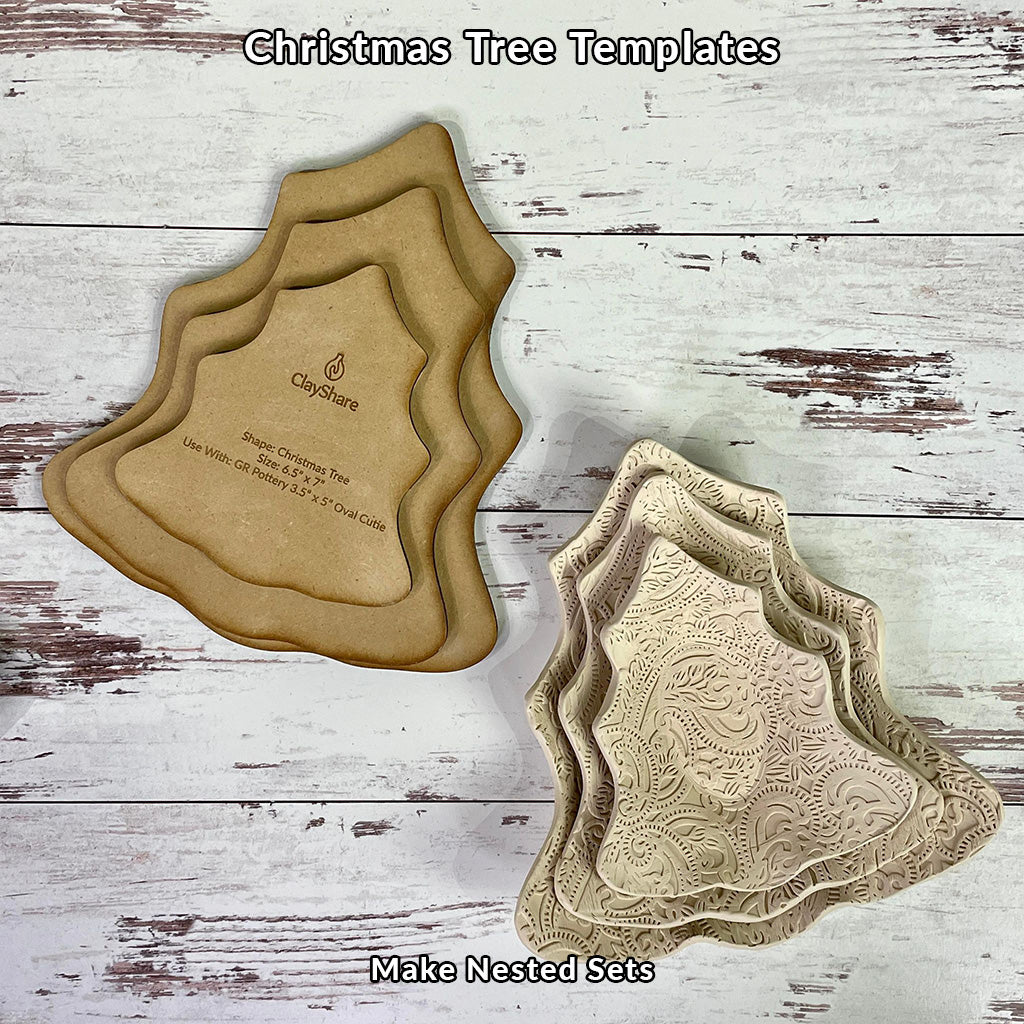 Christmas Tree Rim Template Pack