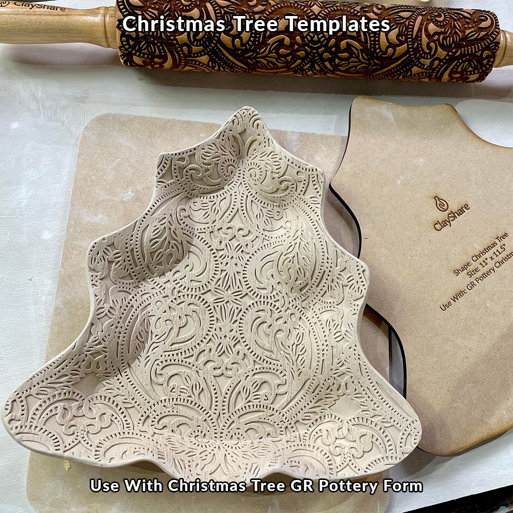 Christmas Tree Rim Template Pack