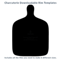 Charcuterie Board Rim Template Pack