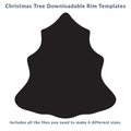 Christmas Tree Rim Template Pack