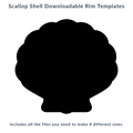Scallop Shell Rim Template Pack