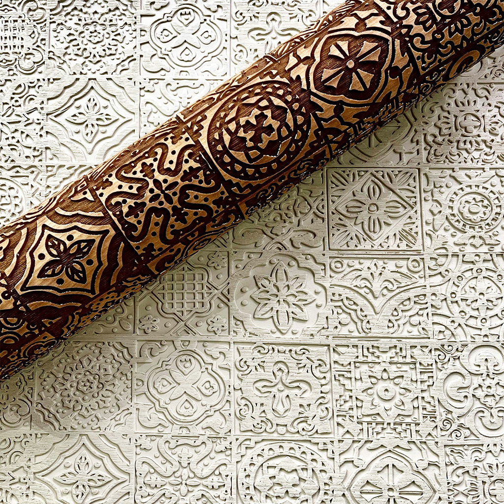 Moroccan Tile 12 Rolling Pin