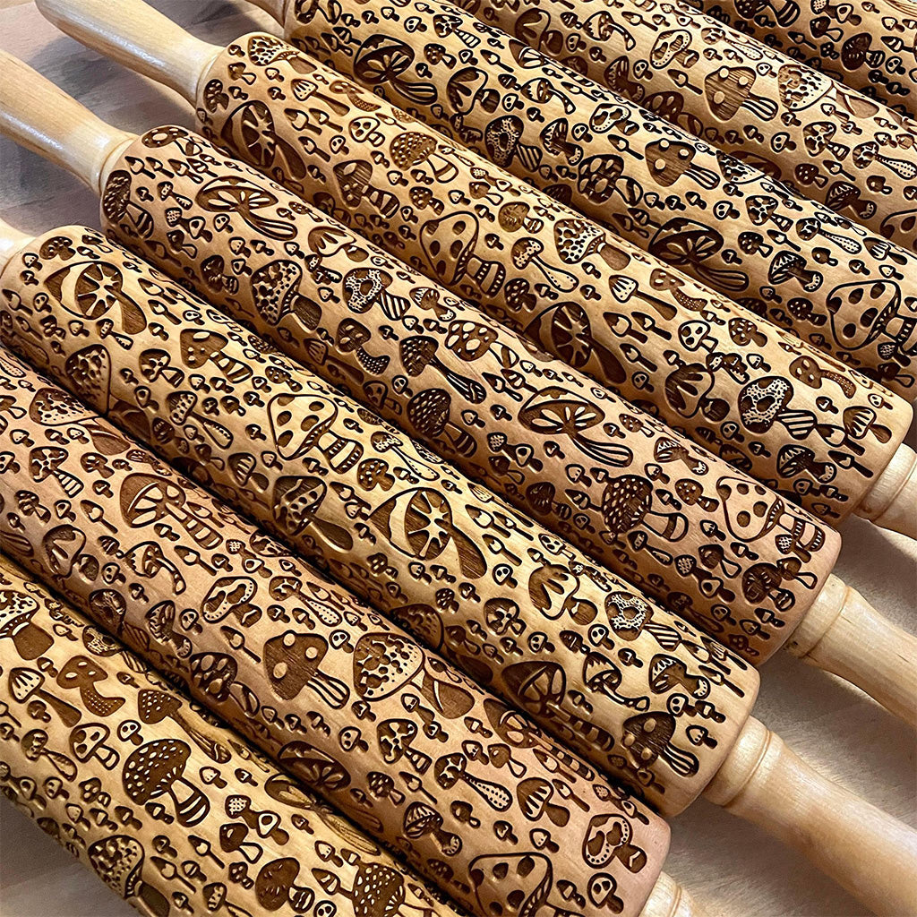 Mushrooms 12 Rolling Pin
