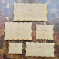 Ruffled Rectangle Rim Template Small Set