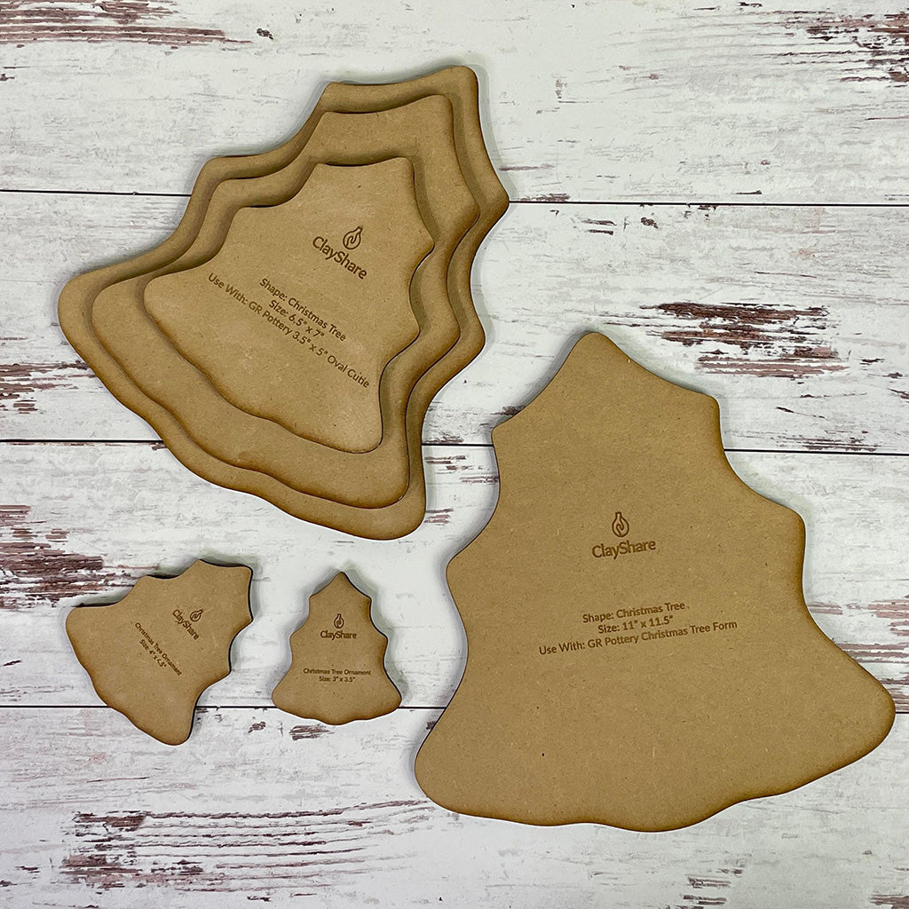 Christmas Tree Rim Template Pack