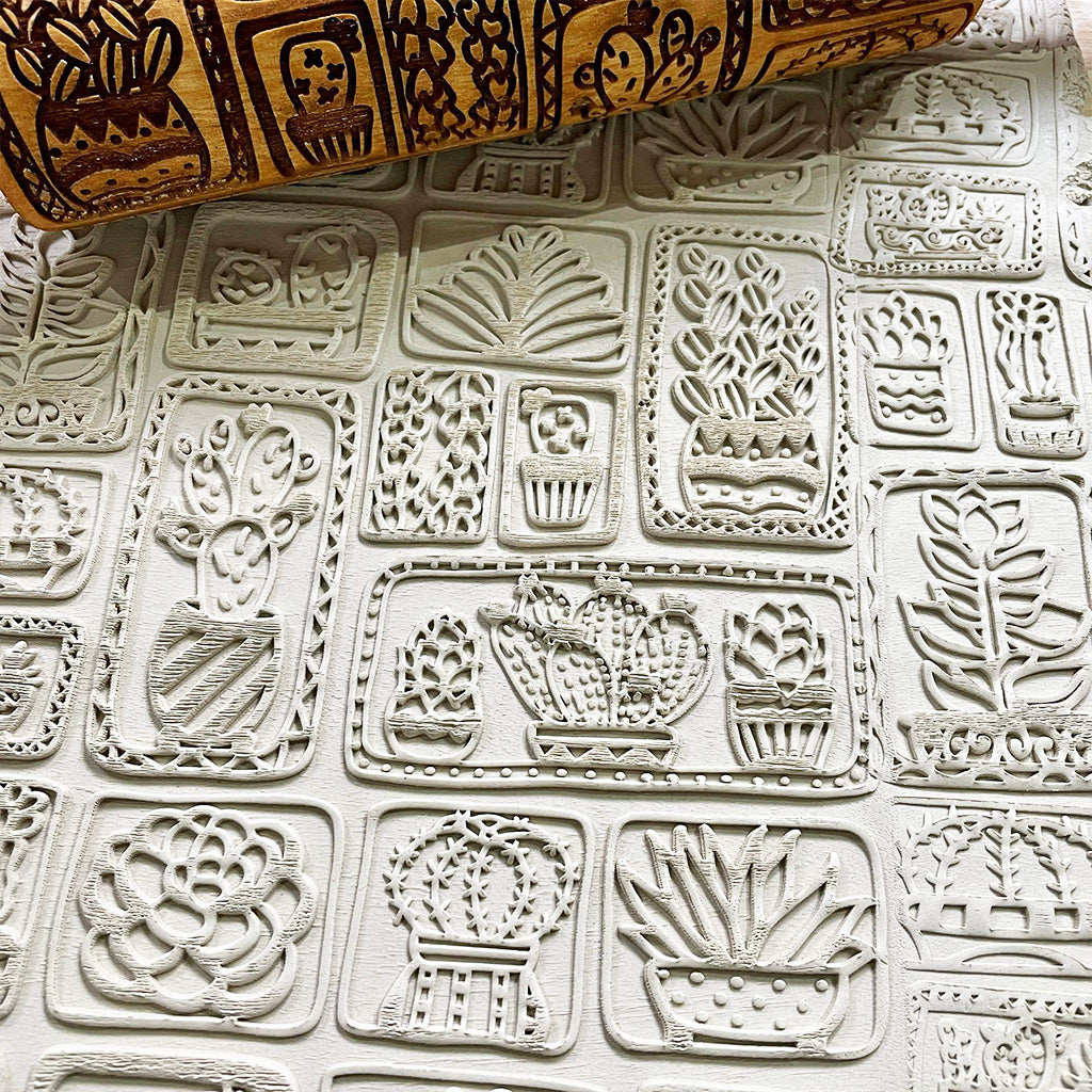 Succulents 1 Rolling Pin