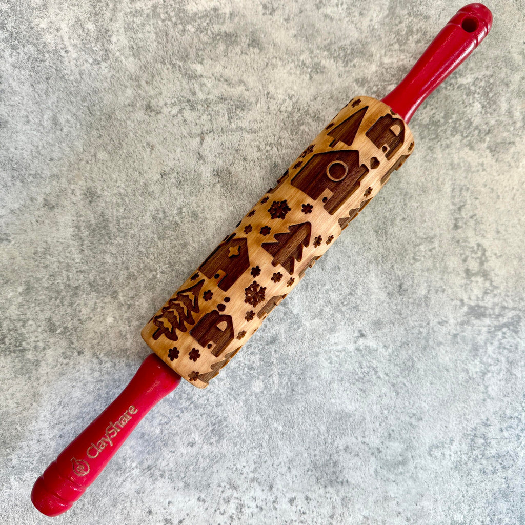 Winter Village 7 Rolling Pin