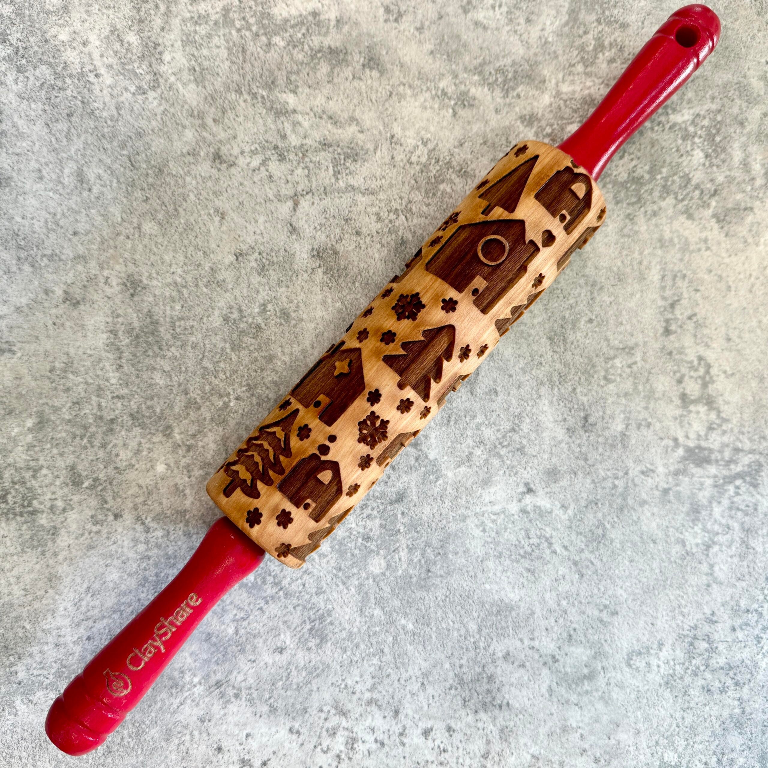 Winter Village 7 Rolling Pin