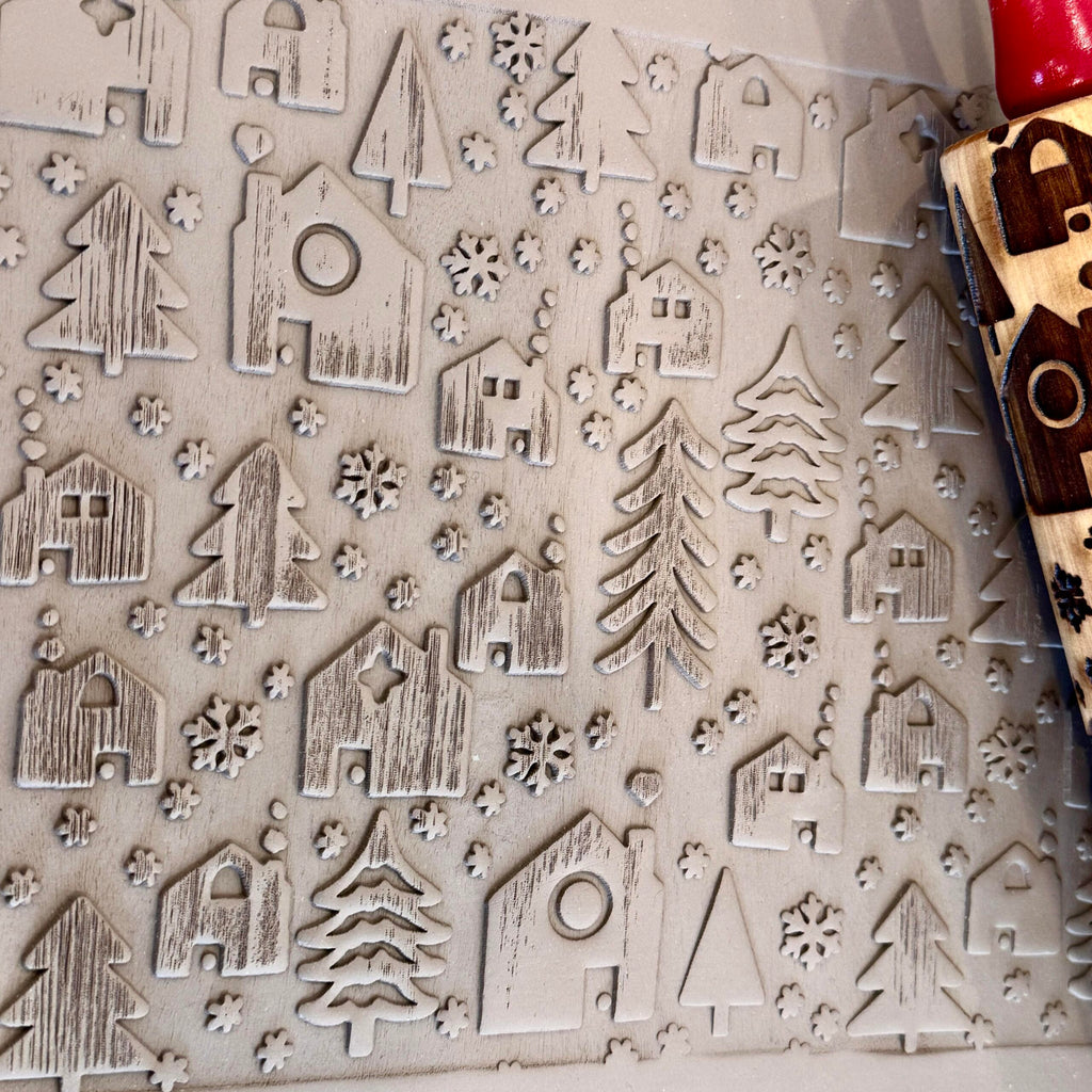 Winter Village 7 Rolling Pin