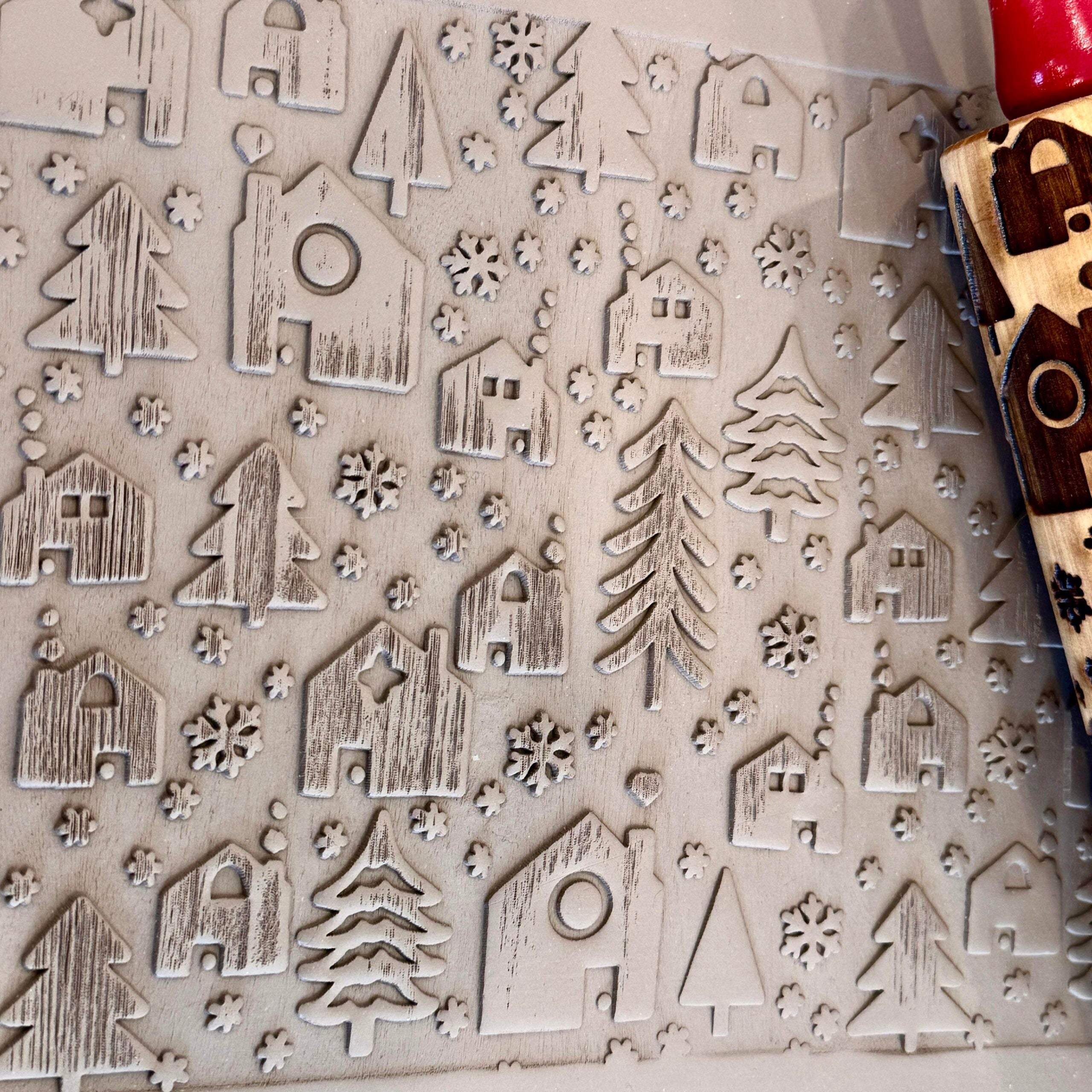 Winter Village 7 Rolling Pin