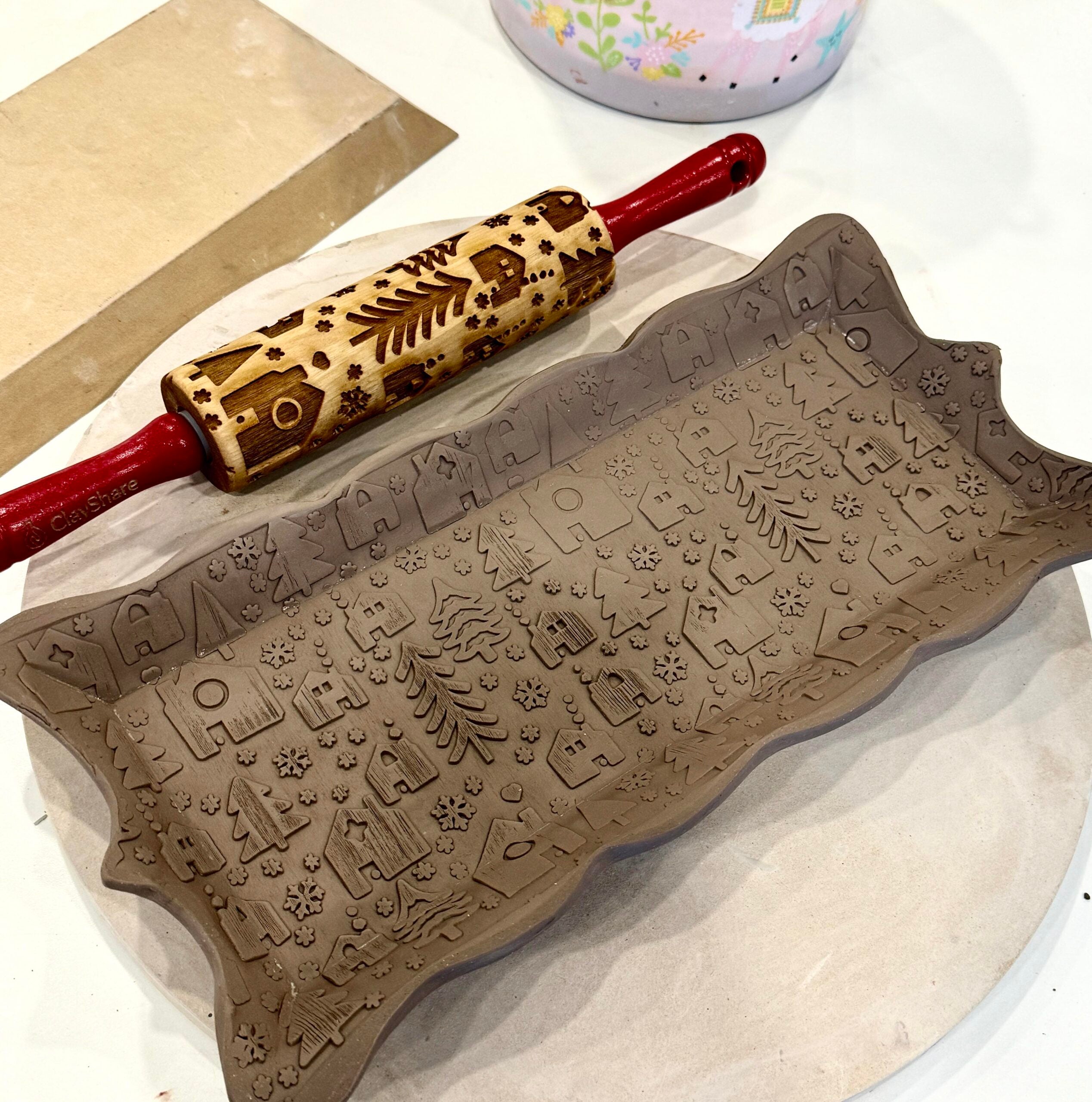 Winter Village 7 Rolling Pin