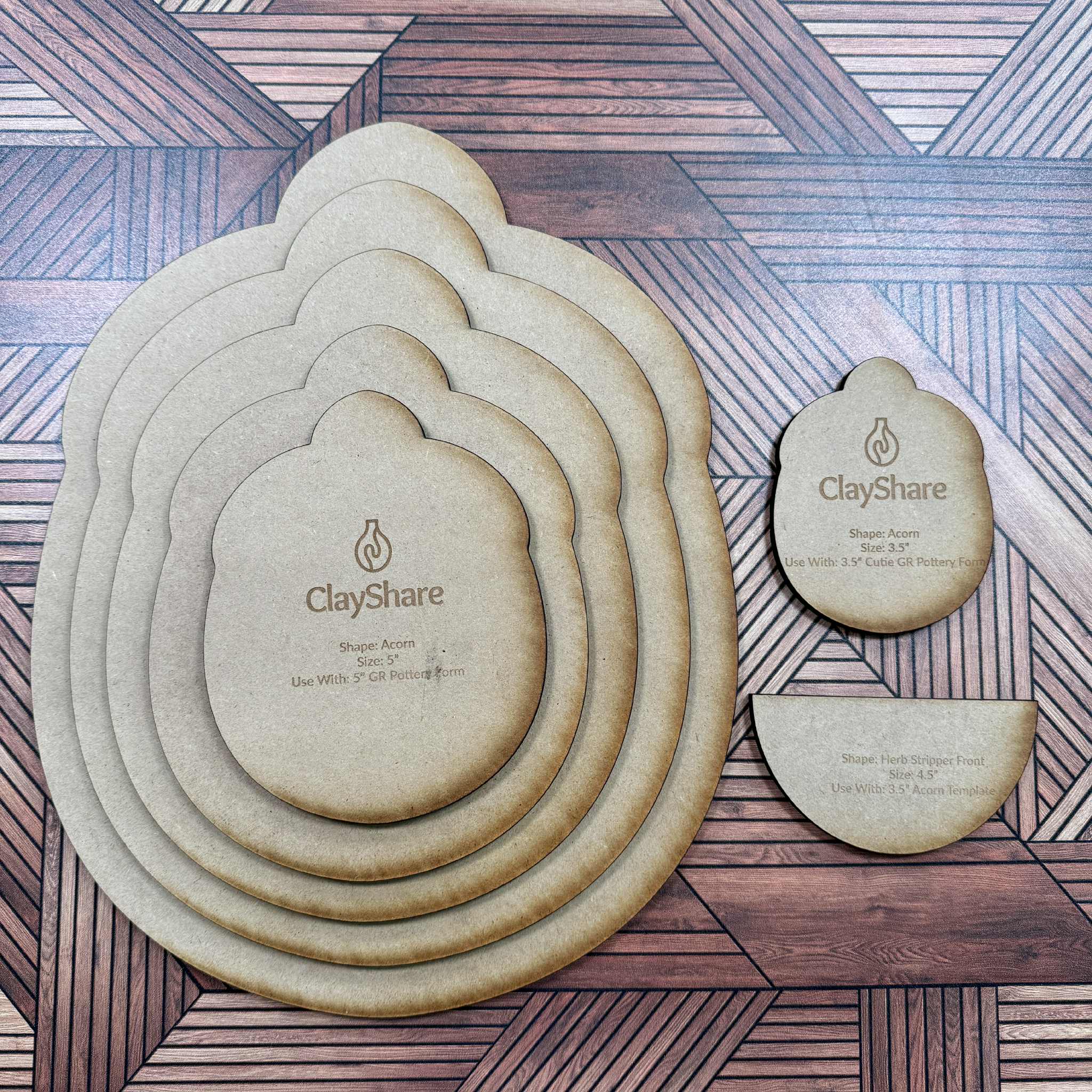 Acorn Template Set