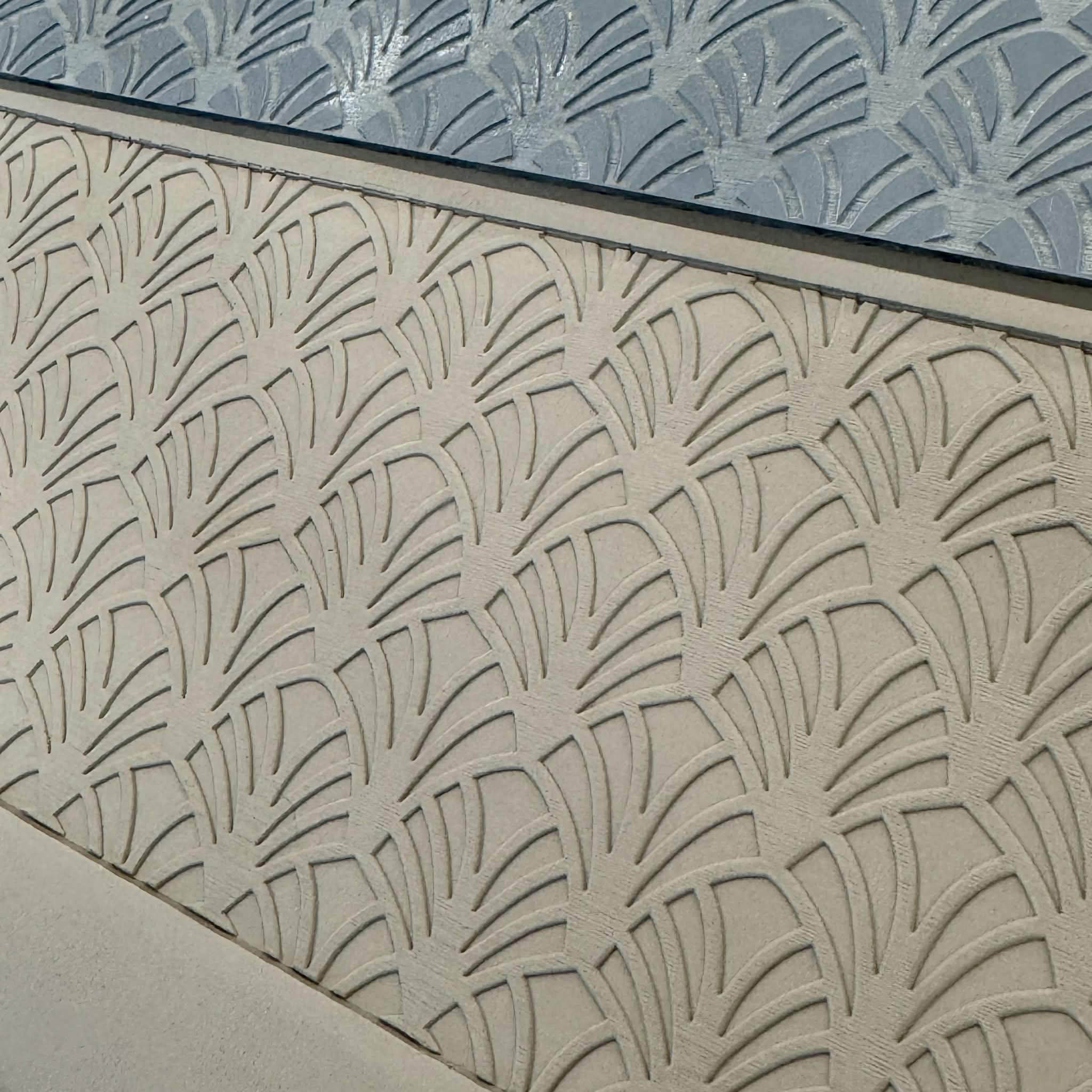 Art Deco EmpressaMat Textured Mug Mat