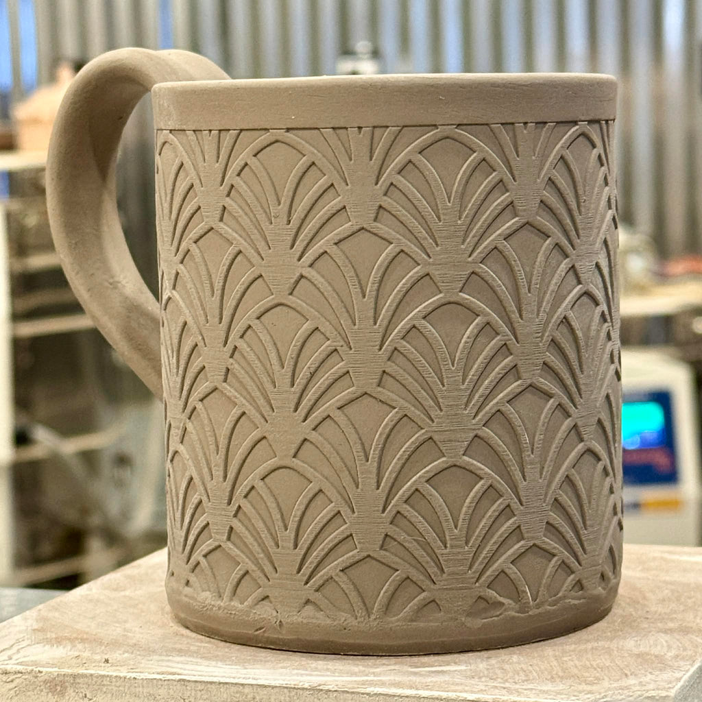 Art Deco EmpressaMat Textured Mug Mat
