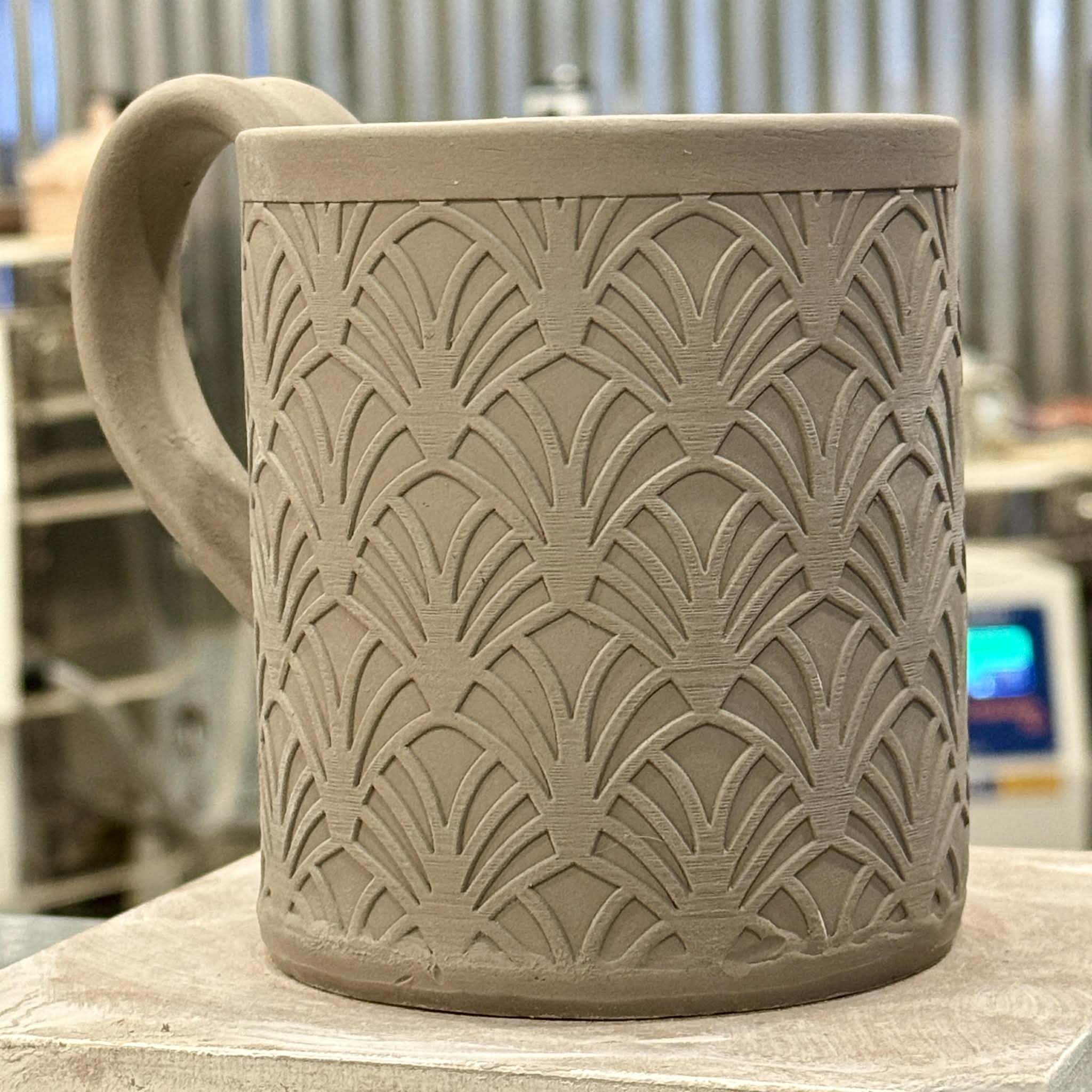 Art Deco EmpressaMat Textured Mug Mat
