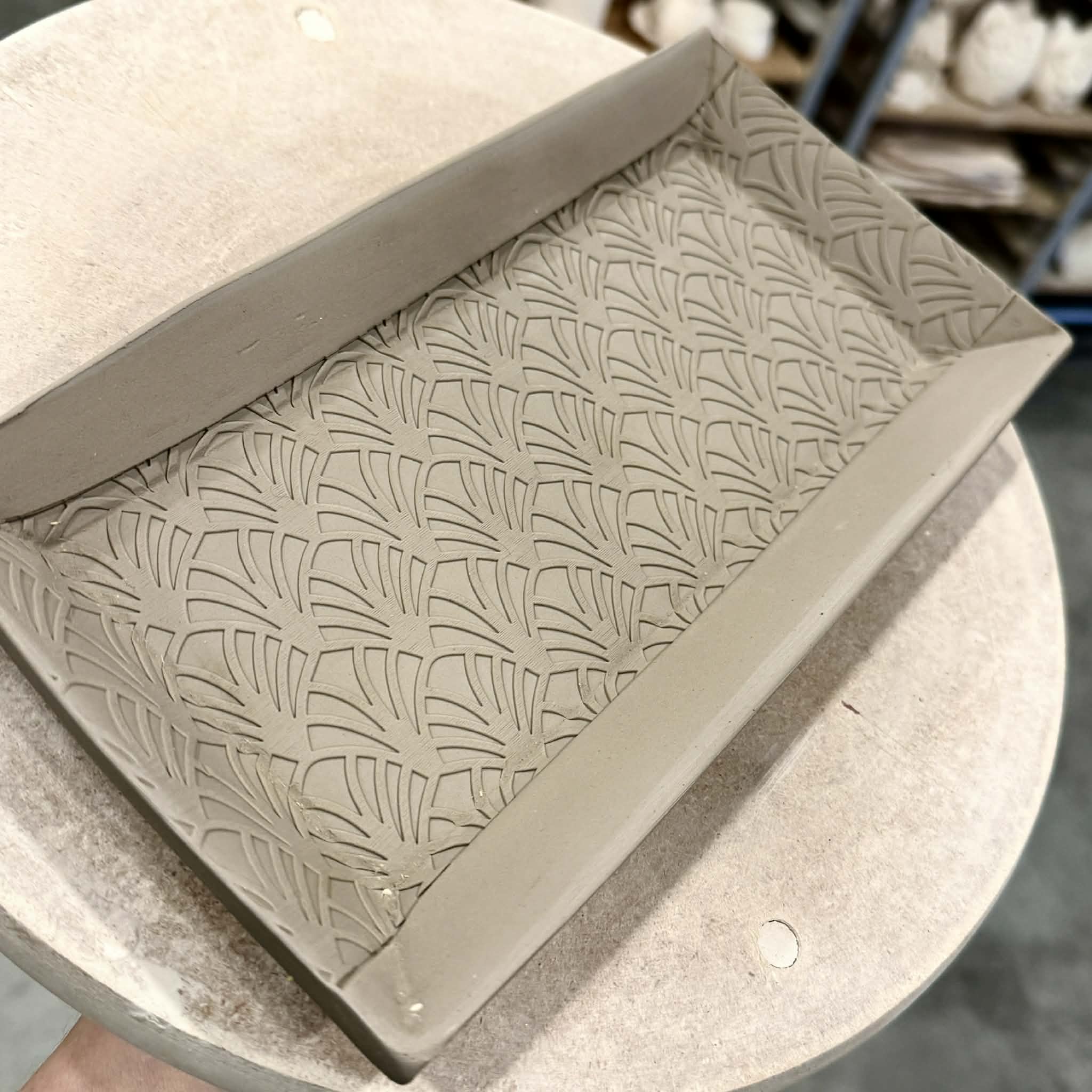 Art Deco EmpressaMat Textured Mug Mat