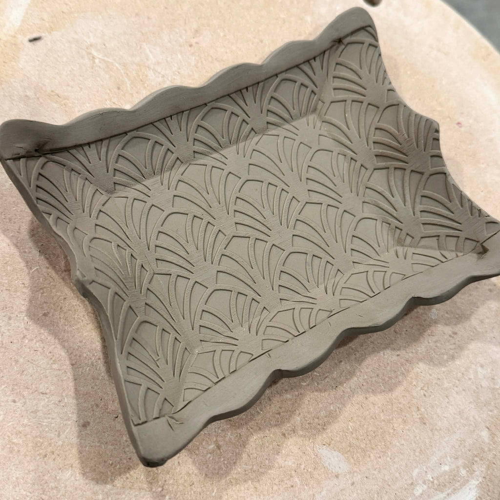 Art Deco EmpressaMat Textured Mug Mat