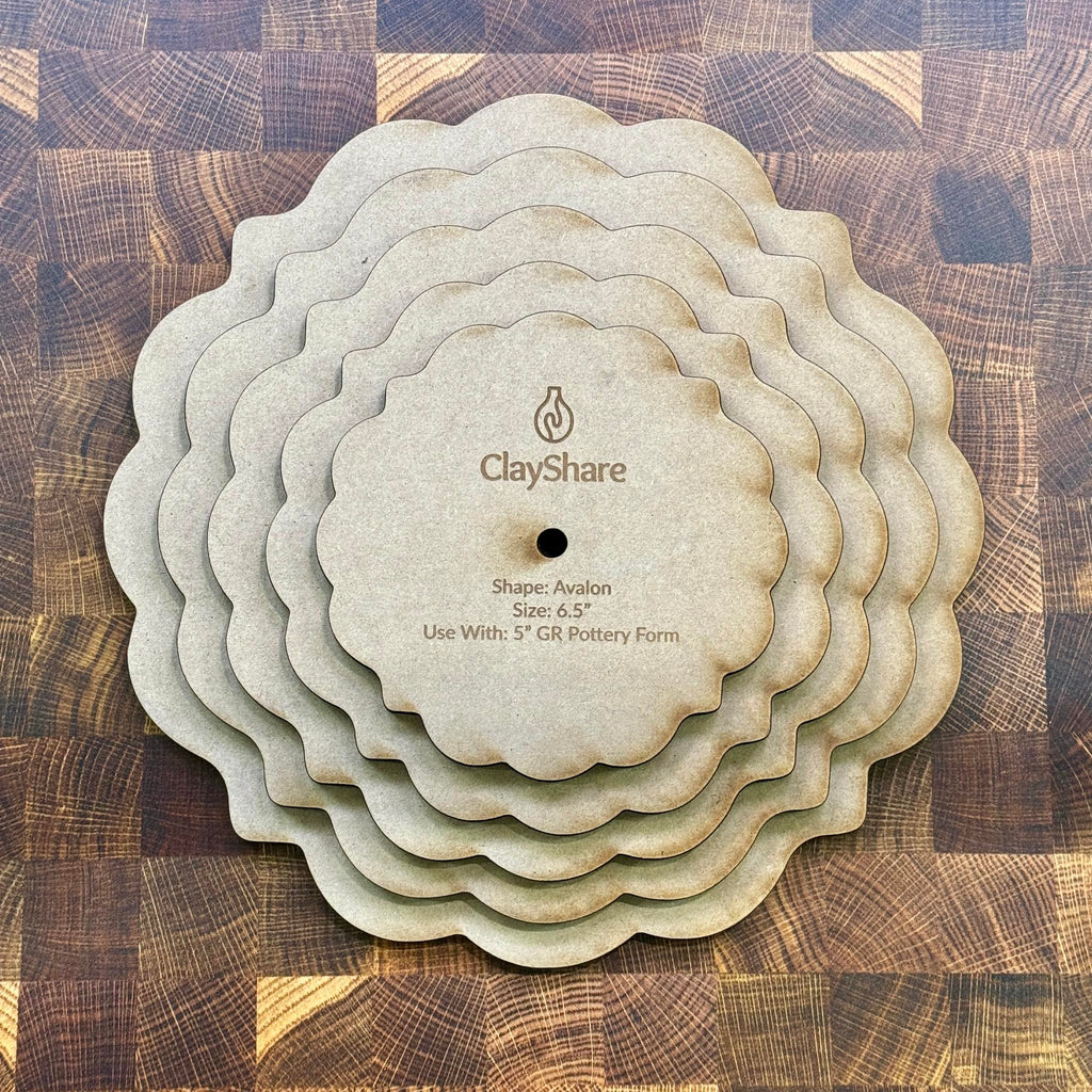 Avalon Round Stack Rim Template Set
