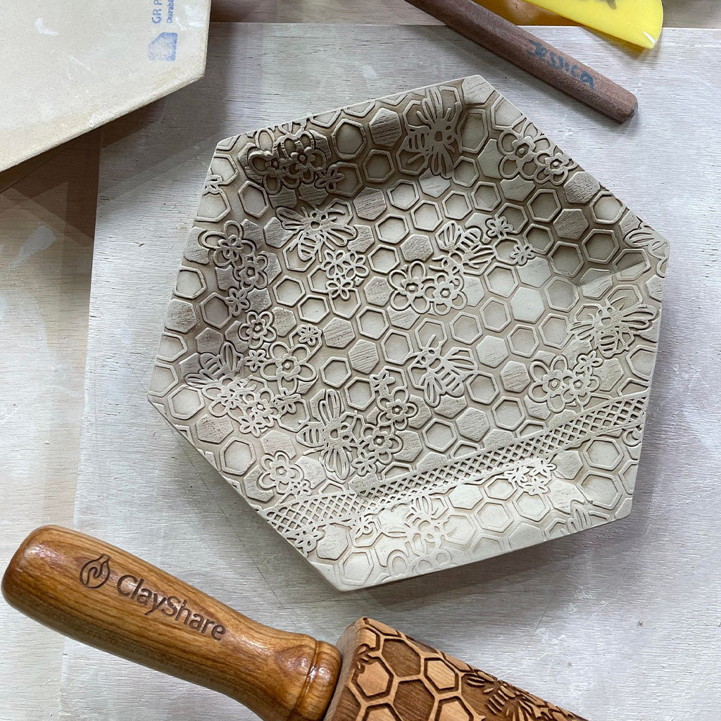 Bees and Blossoms 12 Rolling Pin