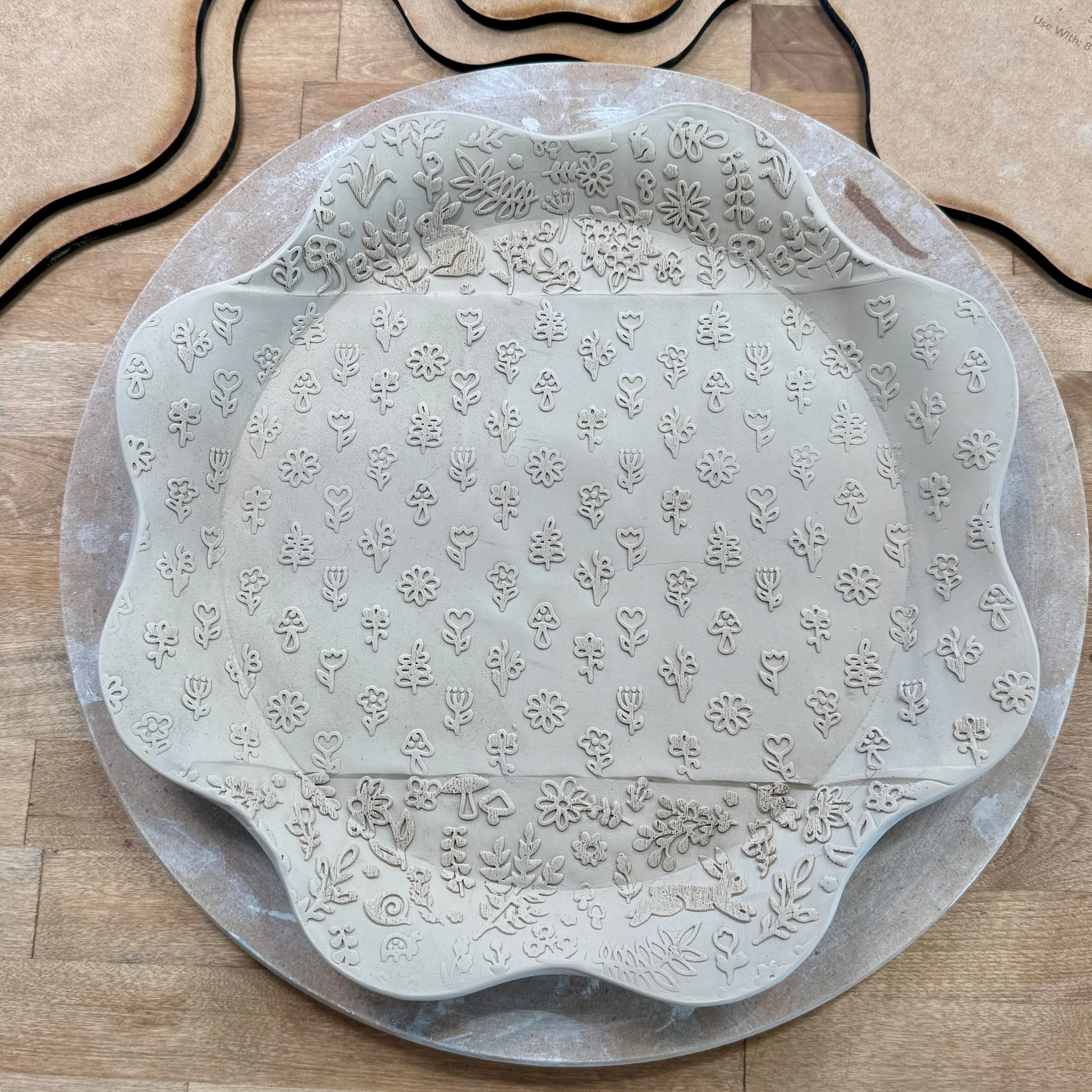 Boho Round Stack Rim Template Set