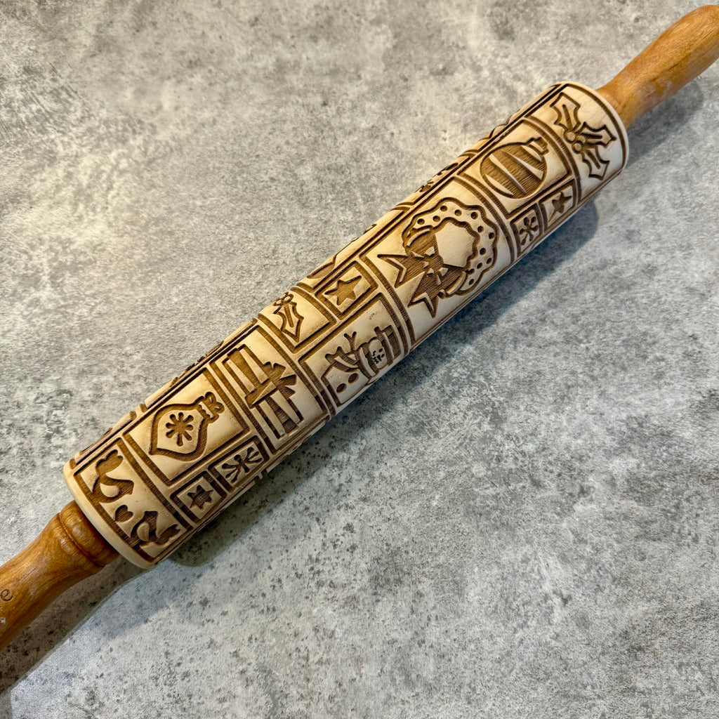 Christmas Medley 12 Rolling Pin