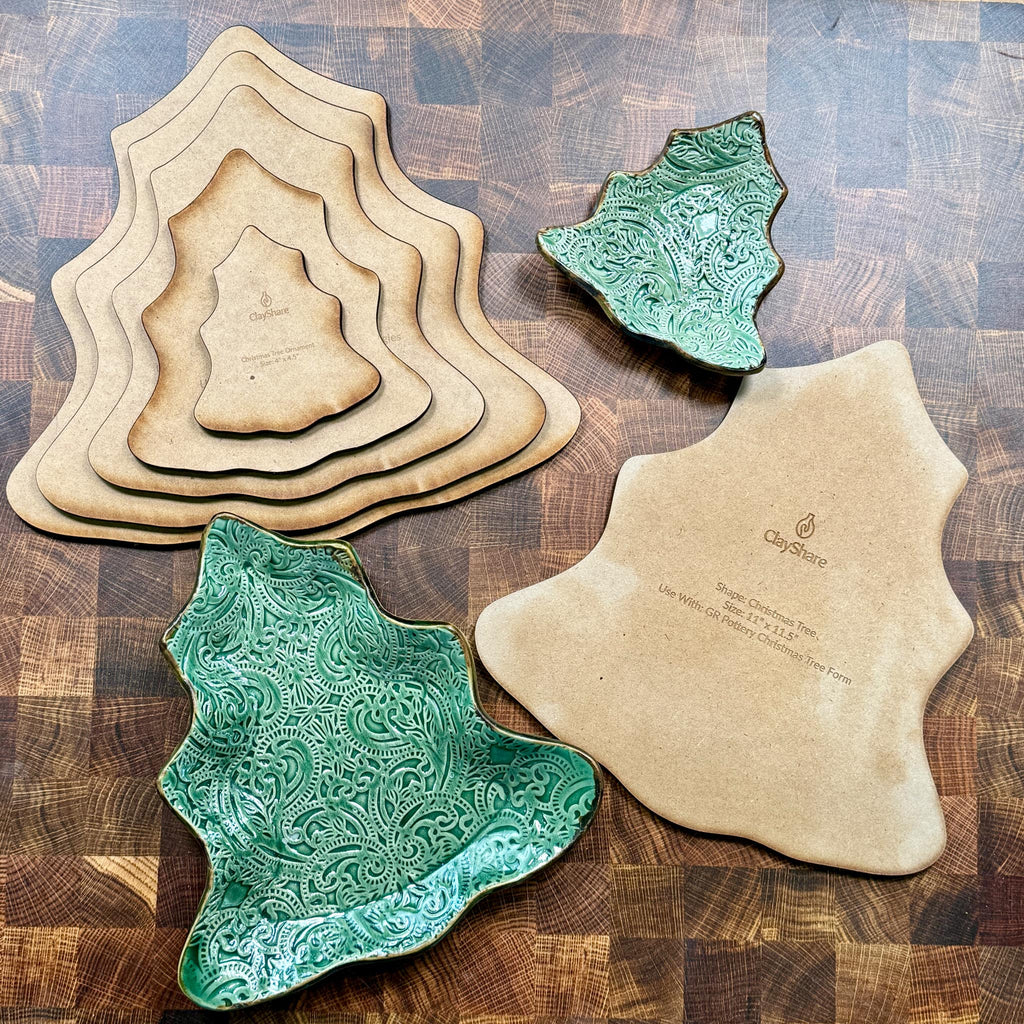 Christmas Tree Rim Template Set