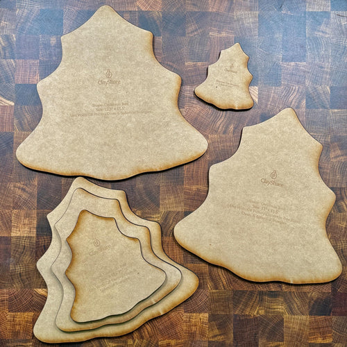 Christmas Tree Rim Template Set
