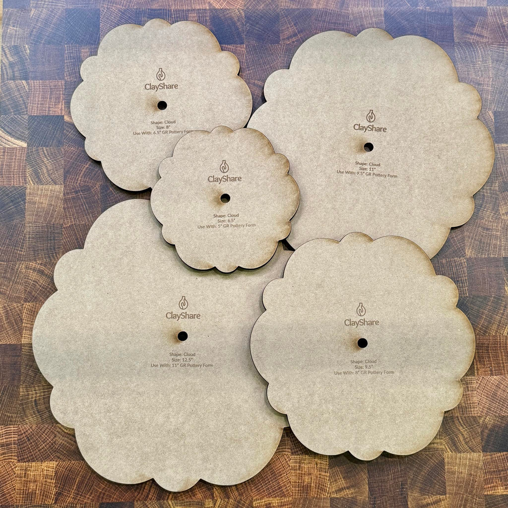Cloud Round Stack Rim Template Set