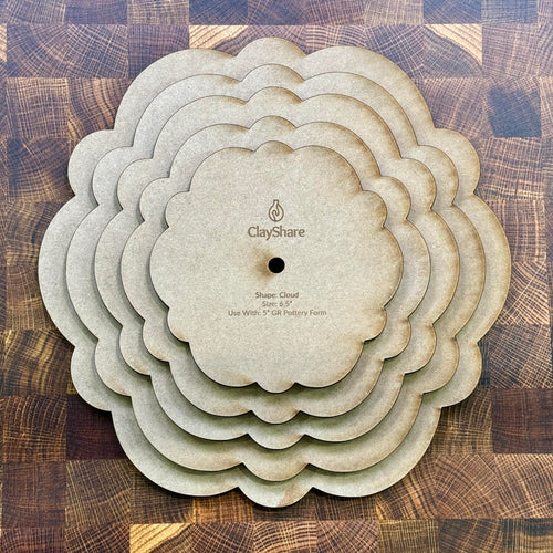 Cloud Round Stack Rim Template Set