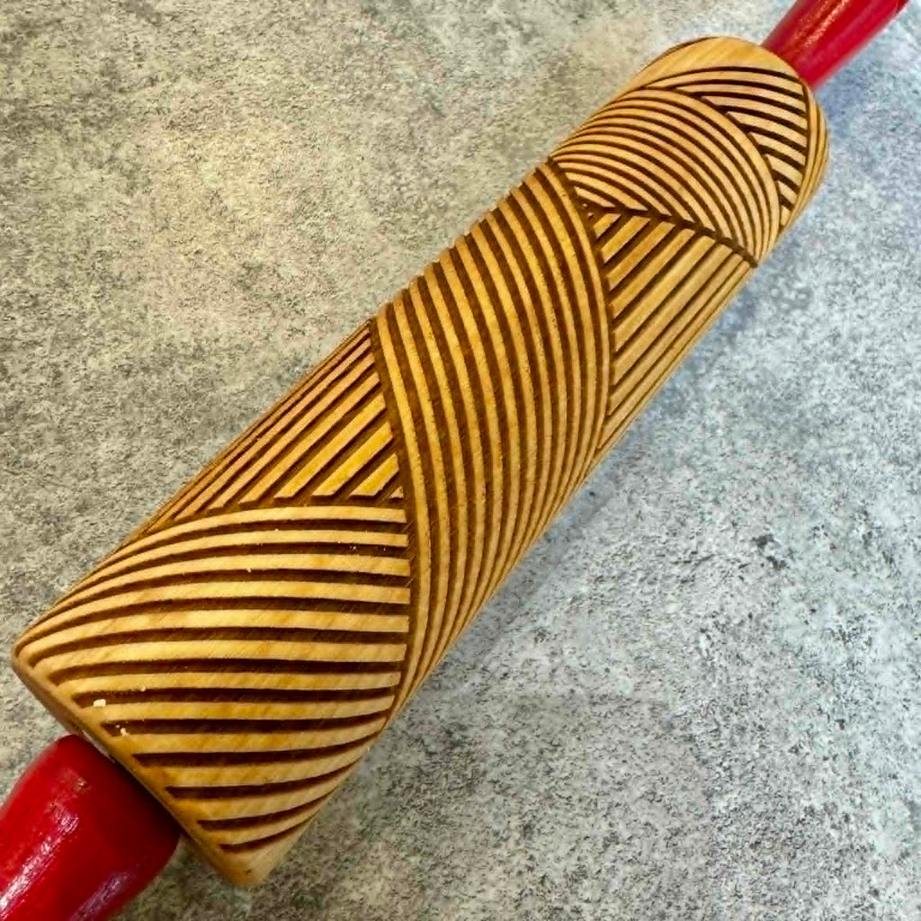Corduroy Quilt 7 Rolling Pin