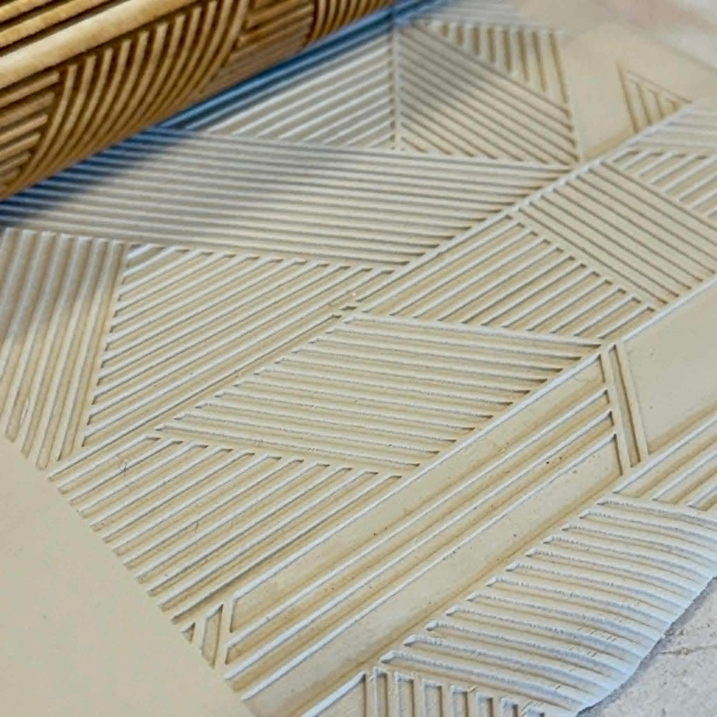 Corduroy Quilt 7 Rolling Pin