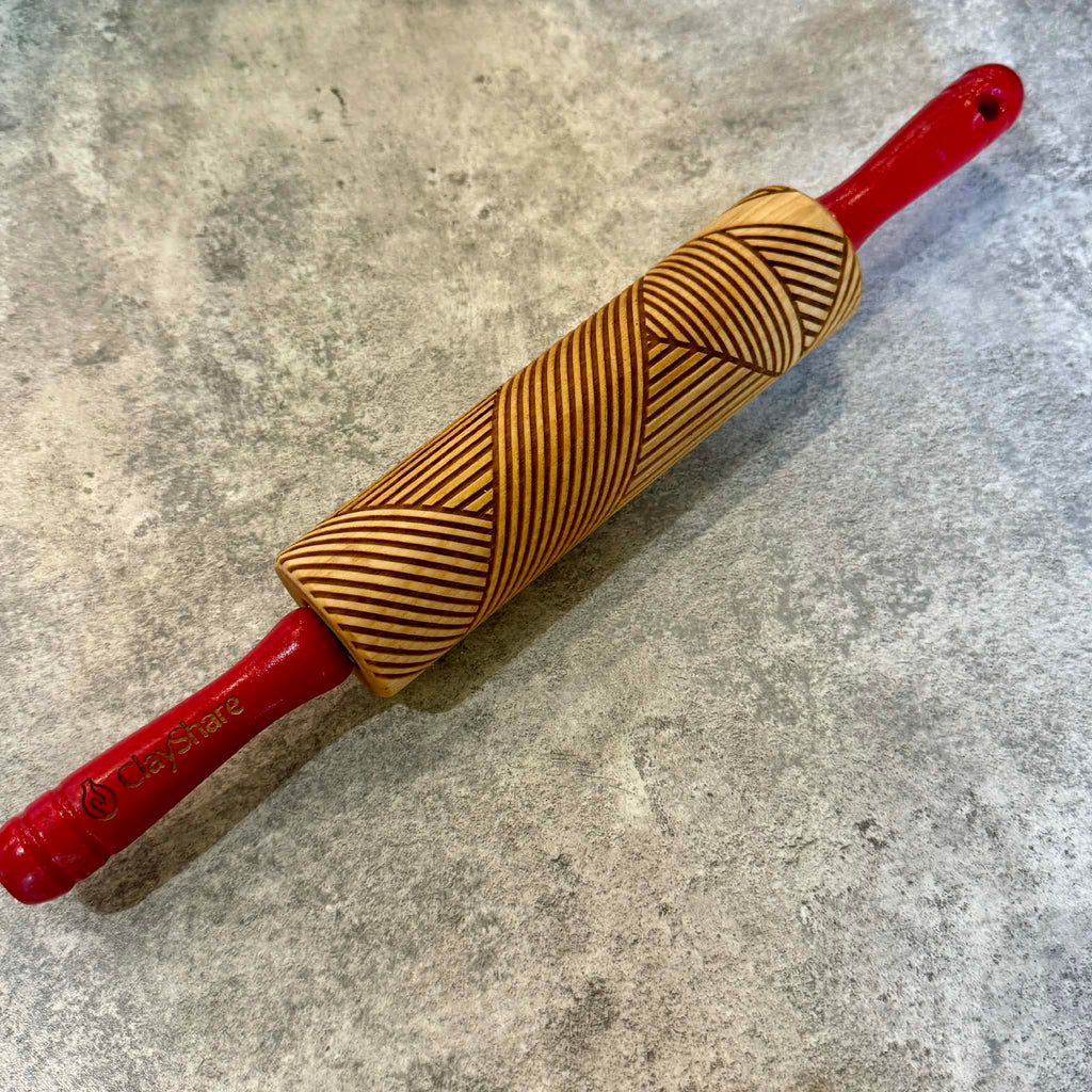 Corduroy Quilt 7 Rolling Pin