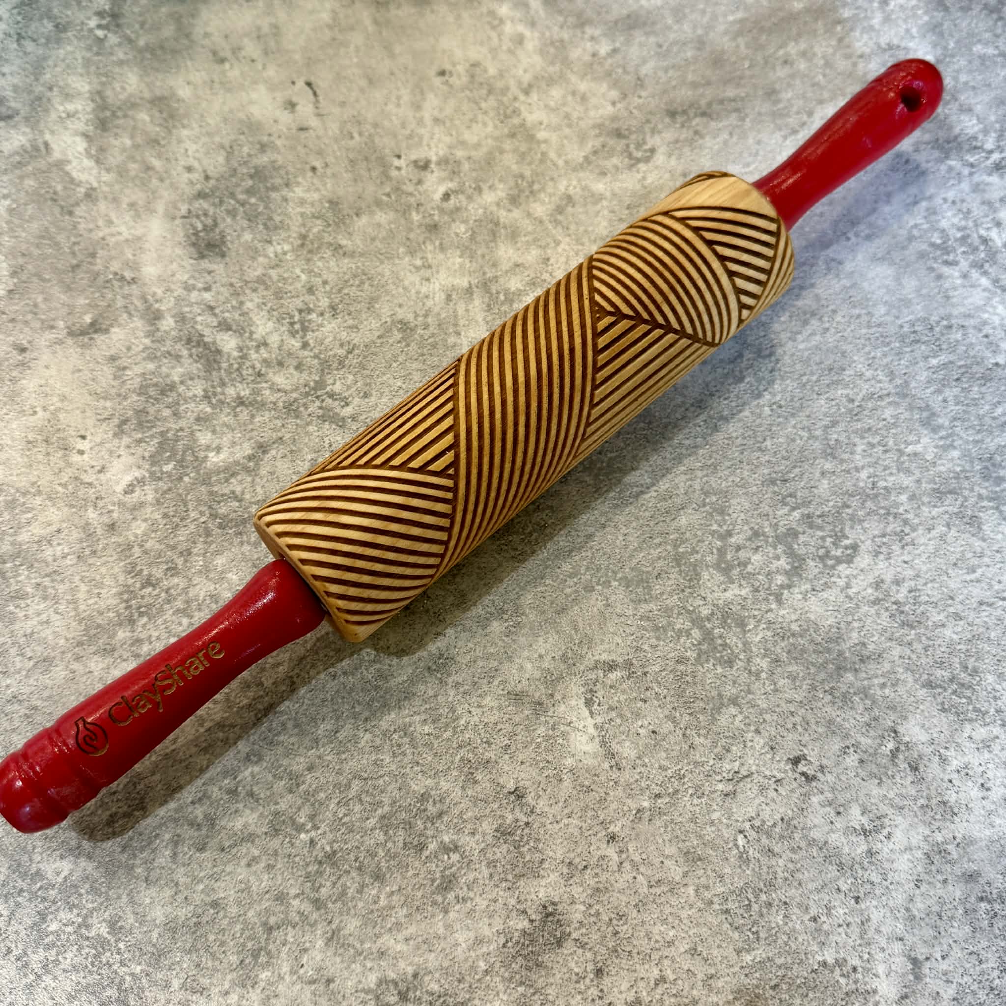 Corduroy Quilt 7 Rolling Pin