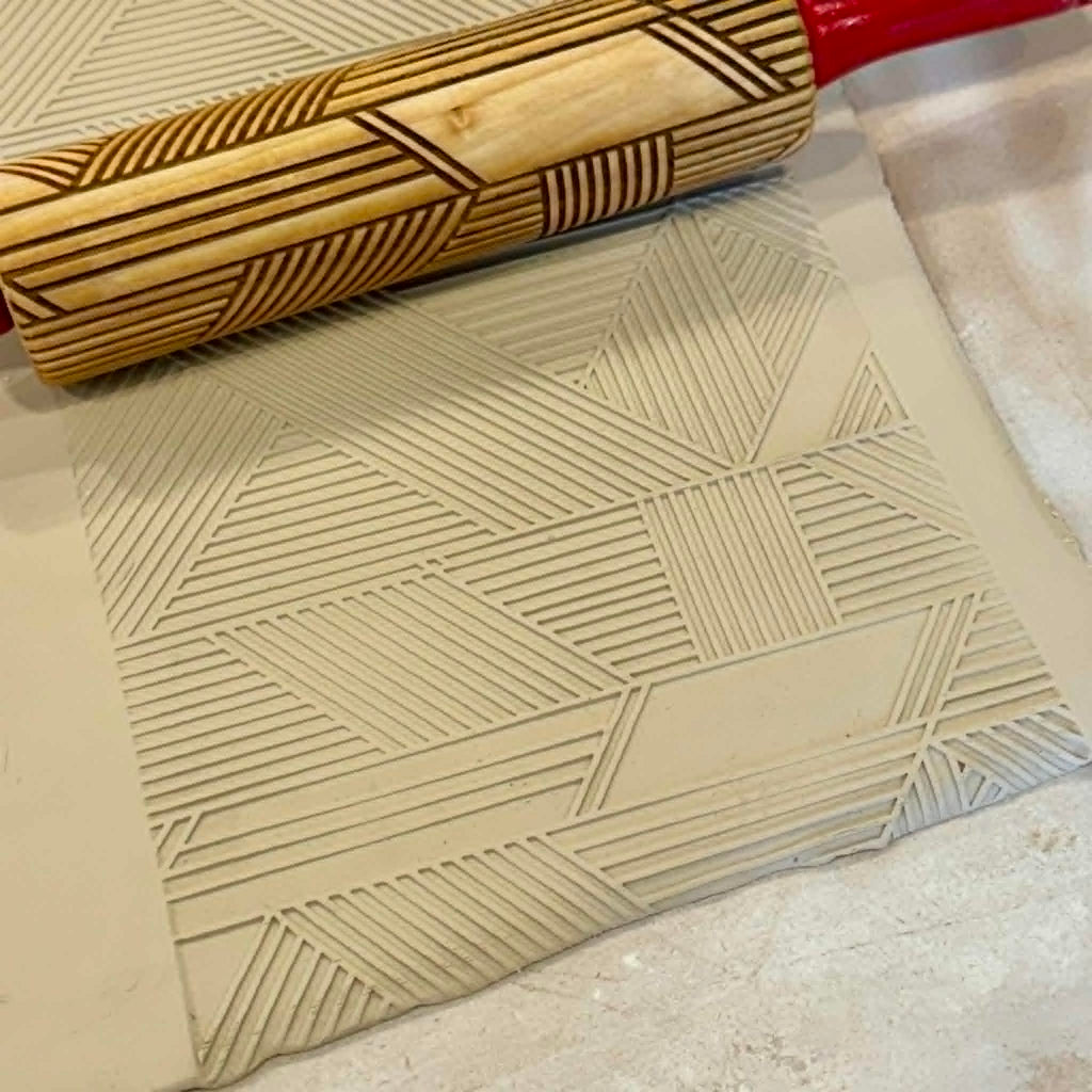 Corduroy Quilt 7 Rolling Pin