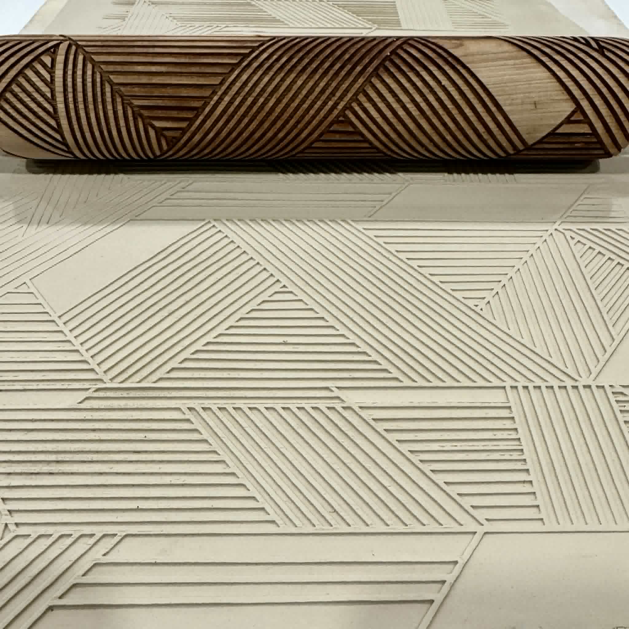 Corduroy Quilt 12 Rolling Pin