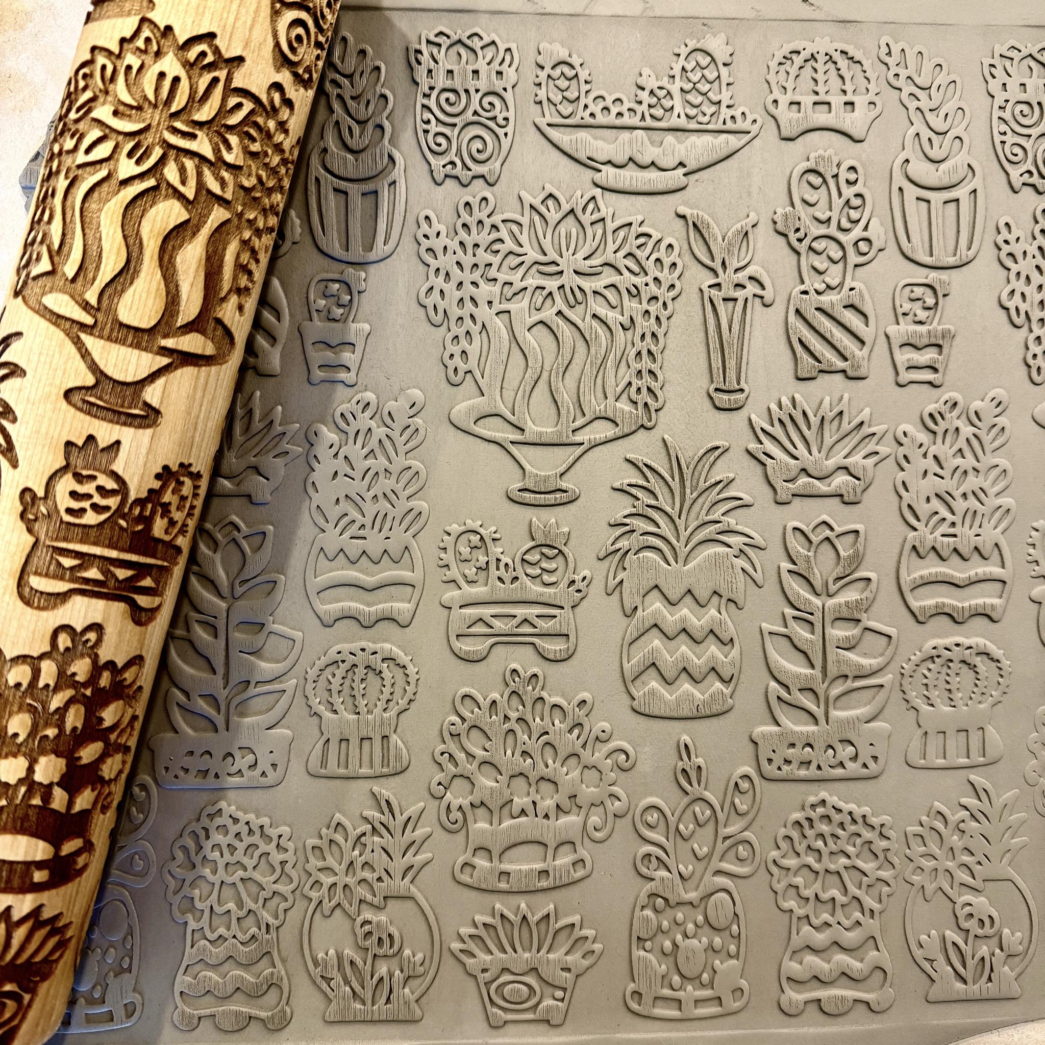 Fancy Plants 12 Rolling Pin