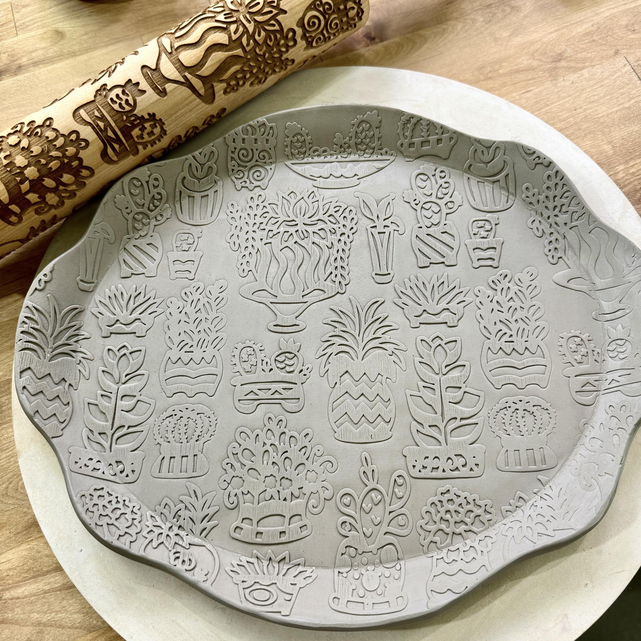 Fancy Plants 12 Rolling Pin