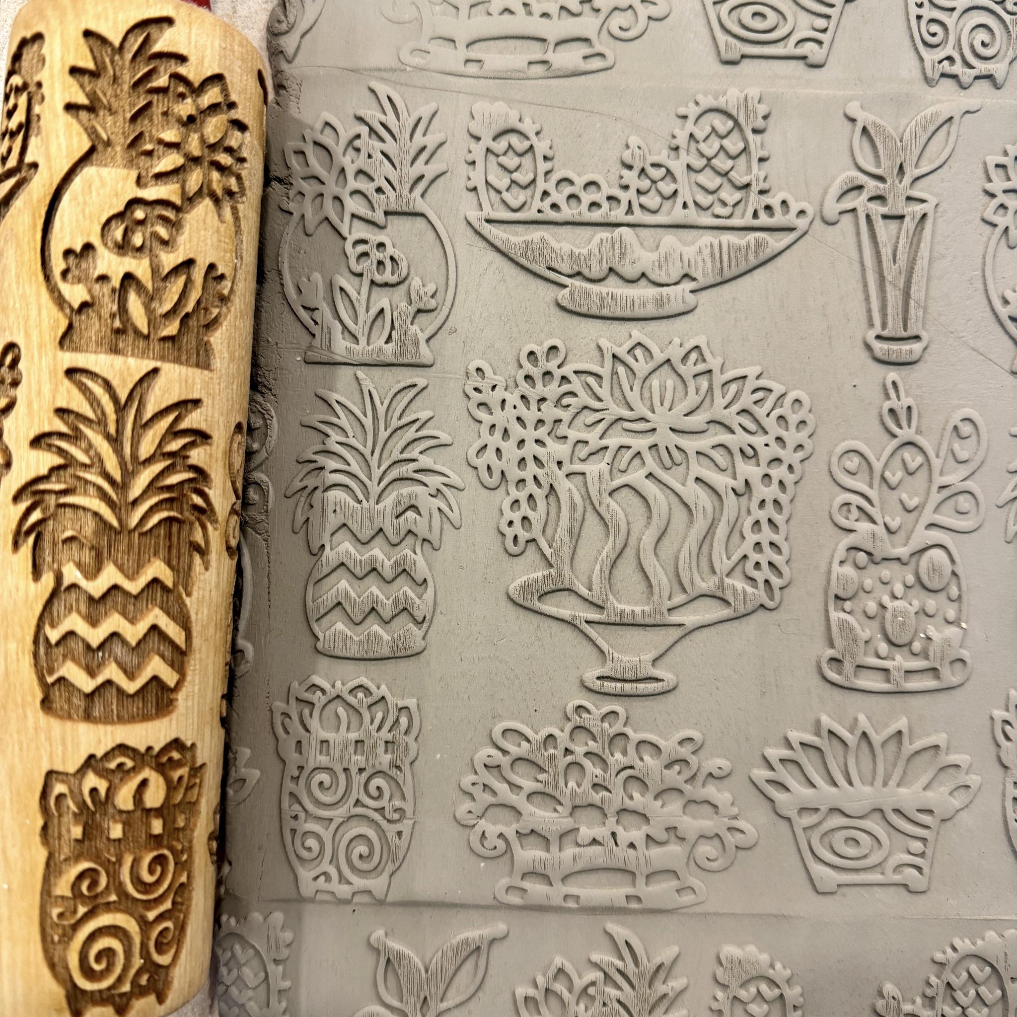 Fancy Plants 7 Rolling Pin