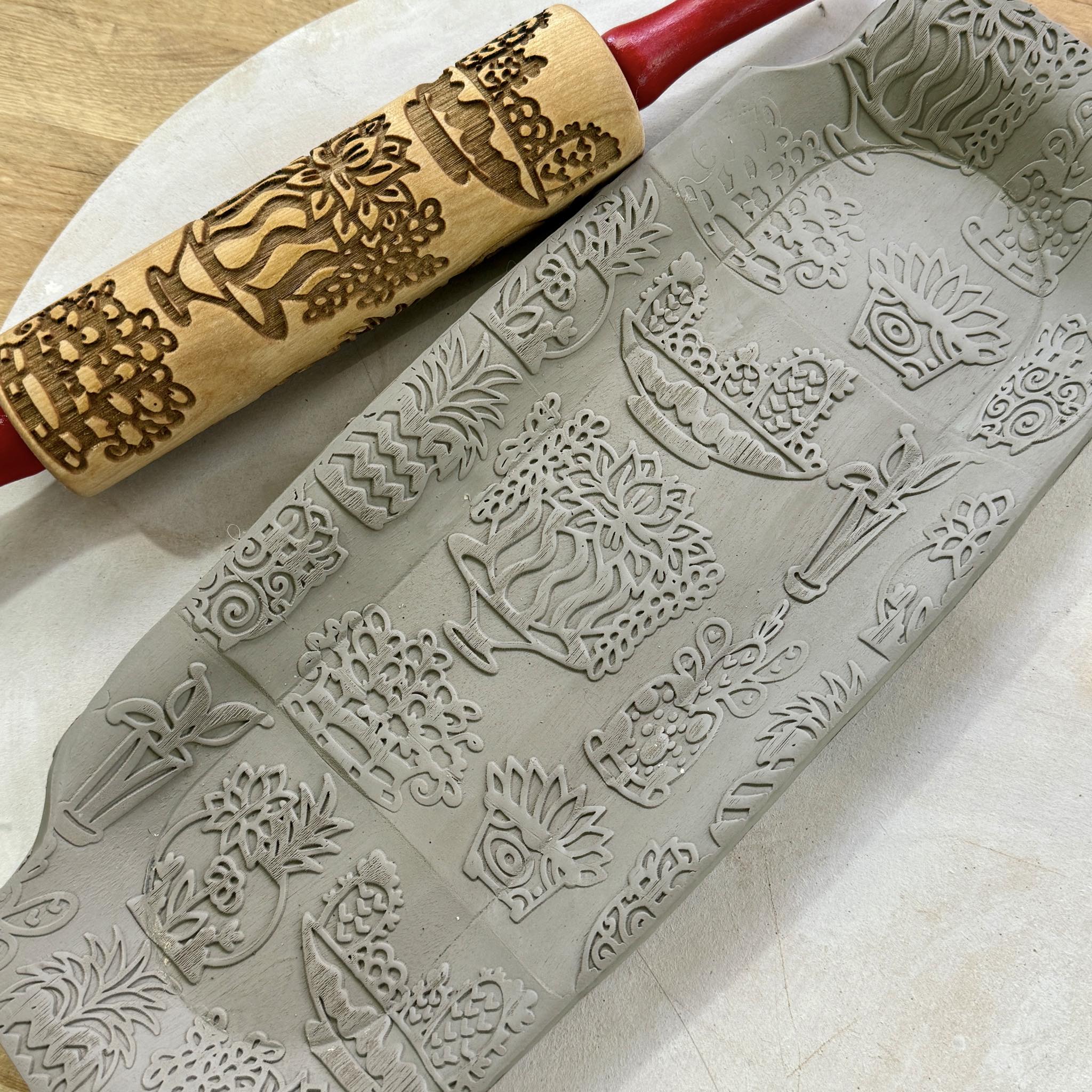 Fancy Plants 7 Rolling Pin