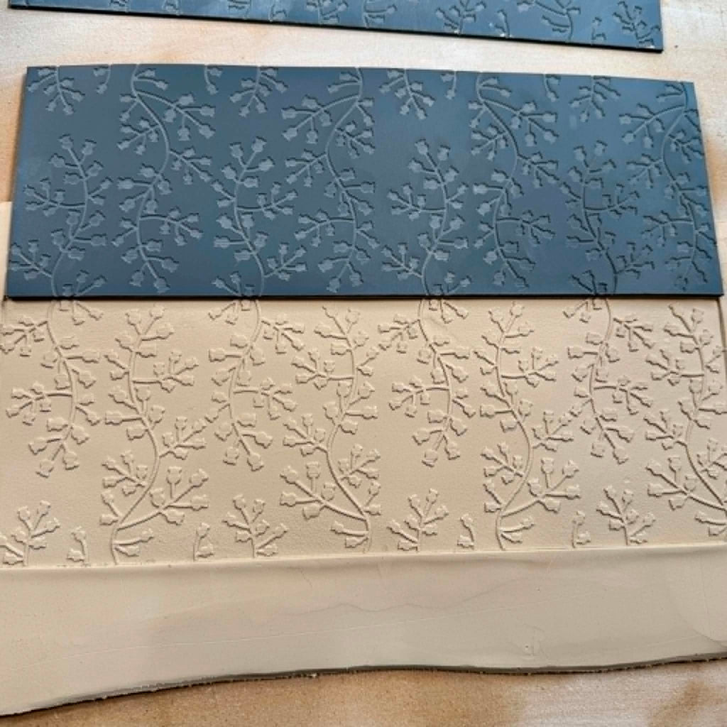 Floral Vines EmpressaMat Textured Mug Mat